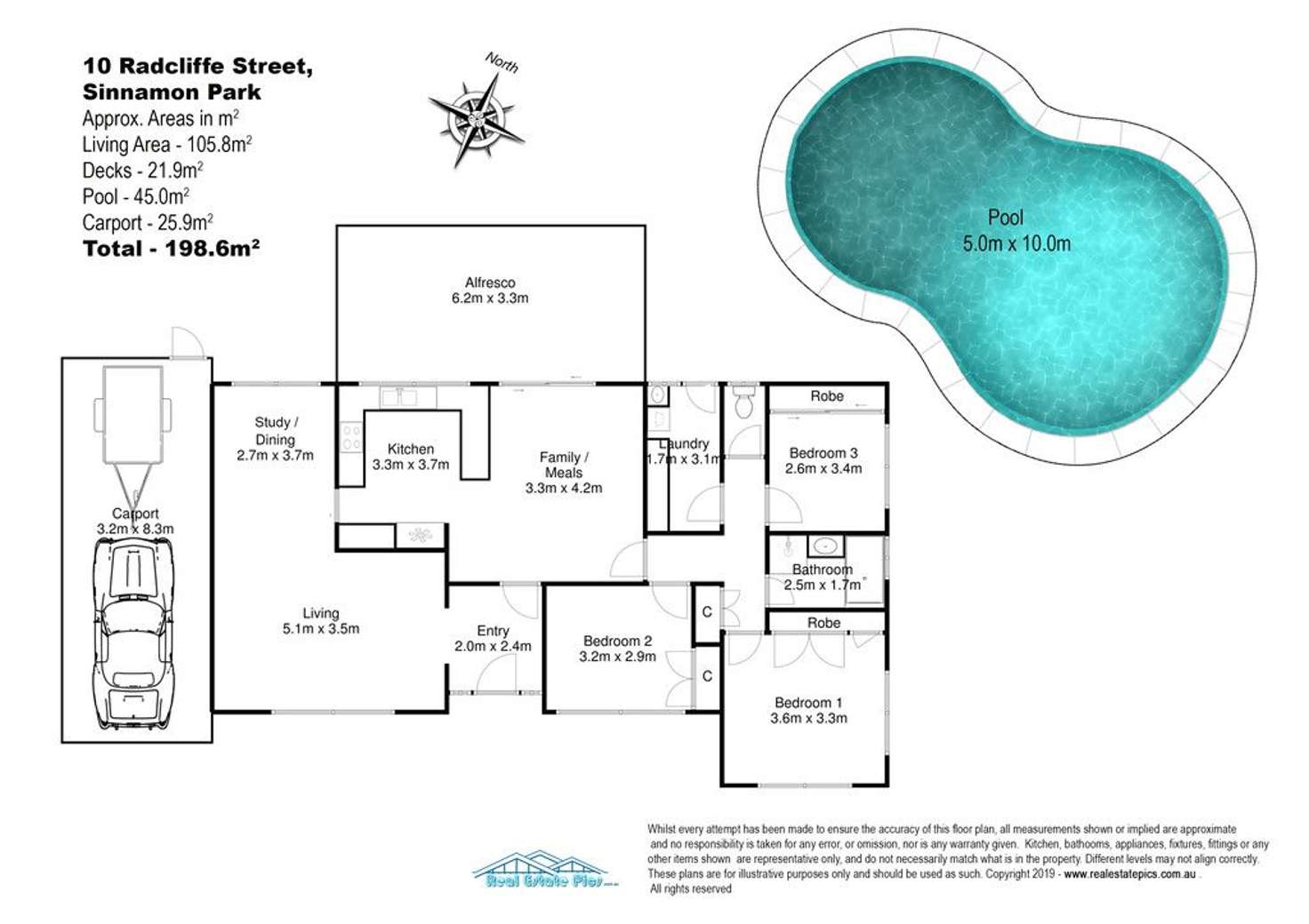 Floorplan of Homely house listing, 10 Radcliffe Street, Sinnamon Park QLD 4073
