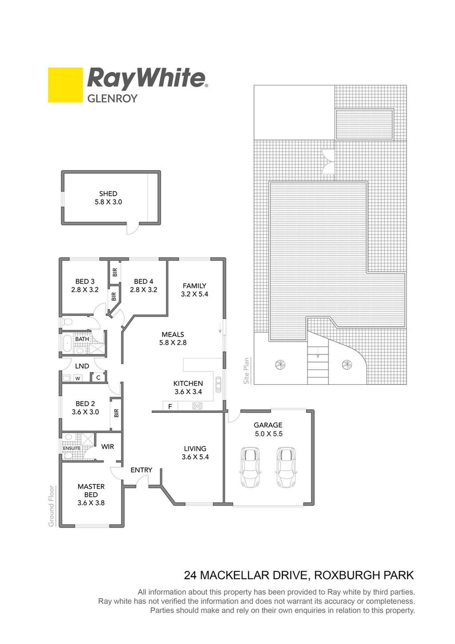 Floorplan of Homely house listing, 24 Mackellar Drive, Roxburgh Park VIC 3064