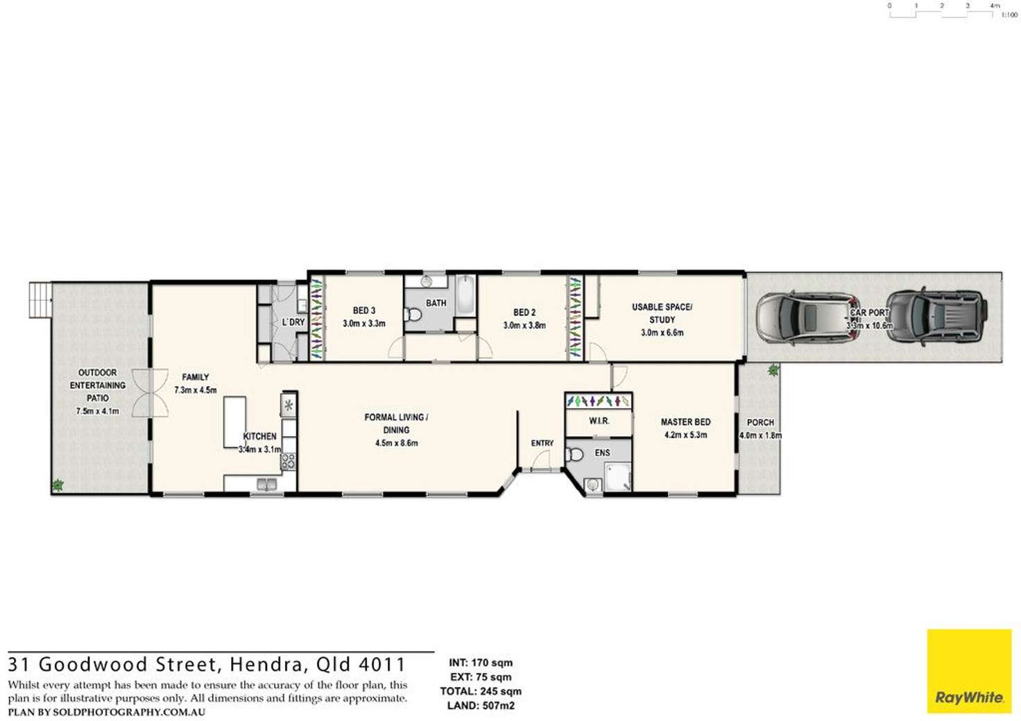 Floorplan of Homely house listing, 31 Goodwood Street, Hendra QLD 4011