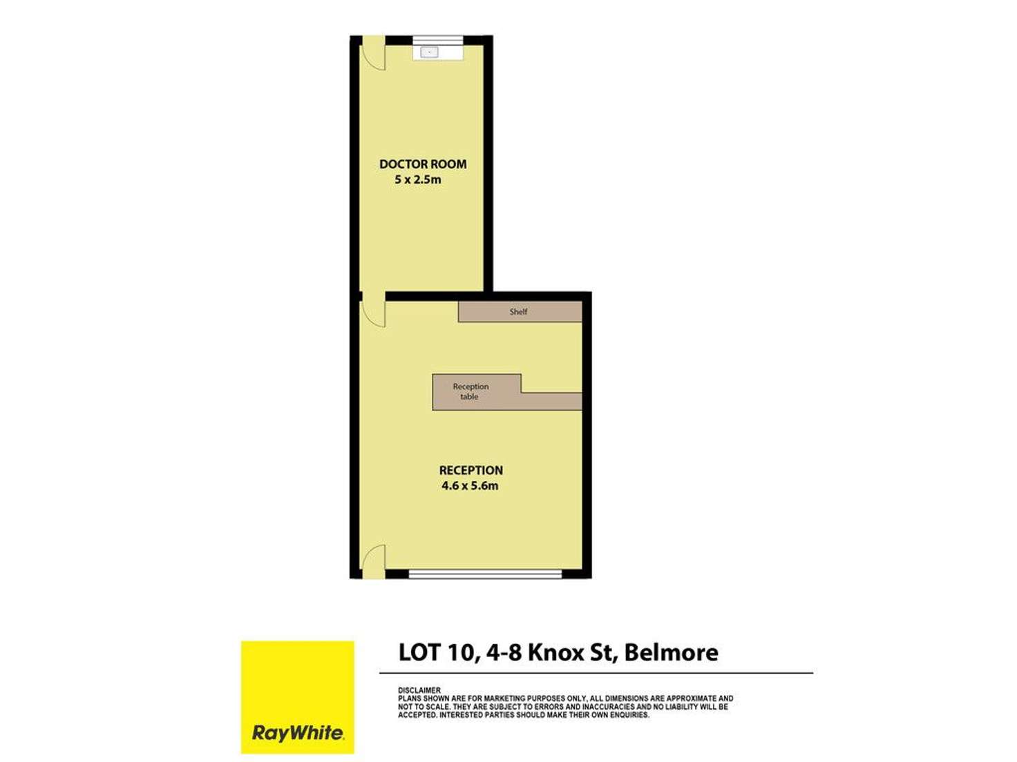 Floorplan of Homely other listing, SHOP 10, 4-8 Knox Street, Belmore NSW 2192