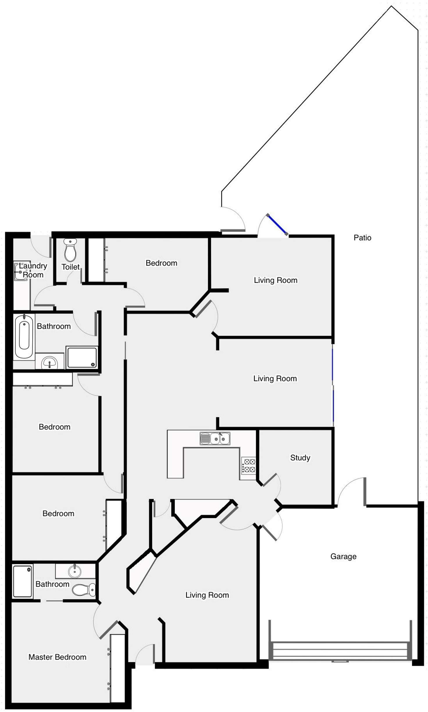 Floorplan of Homely house listing, 40 Belar Avenue, Nichols Point VIC 3501