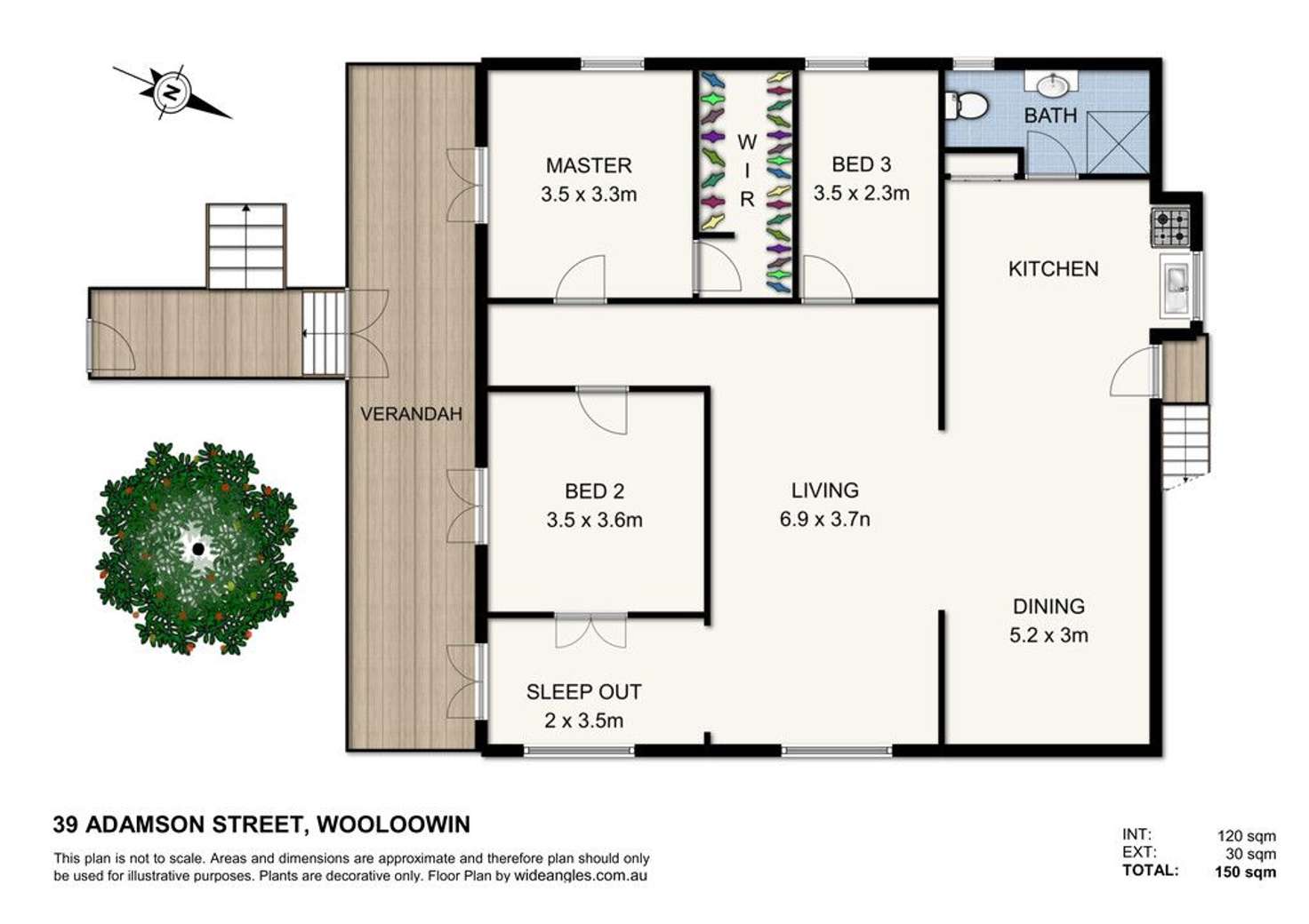 Floorplan of Homely house listing, 39 Adamson Street, Wooloowin QLD 4030