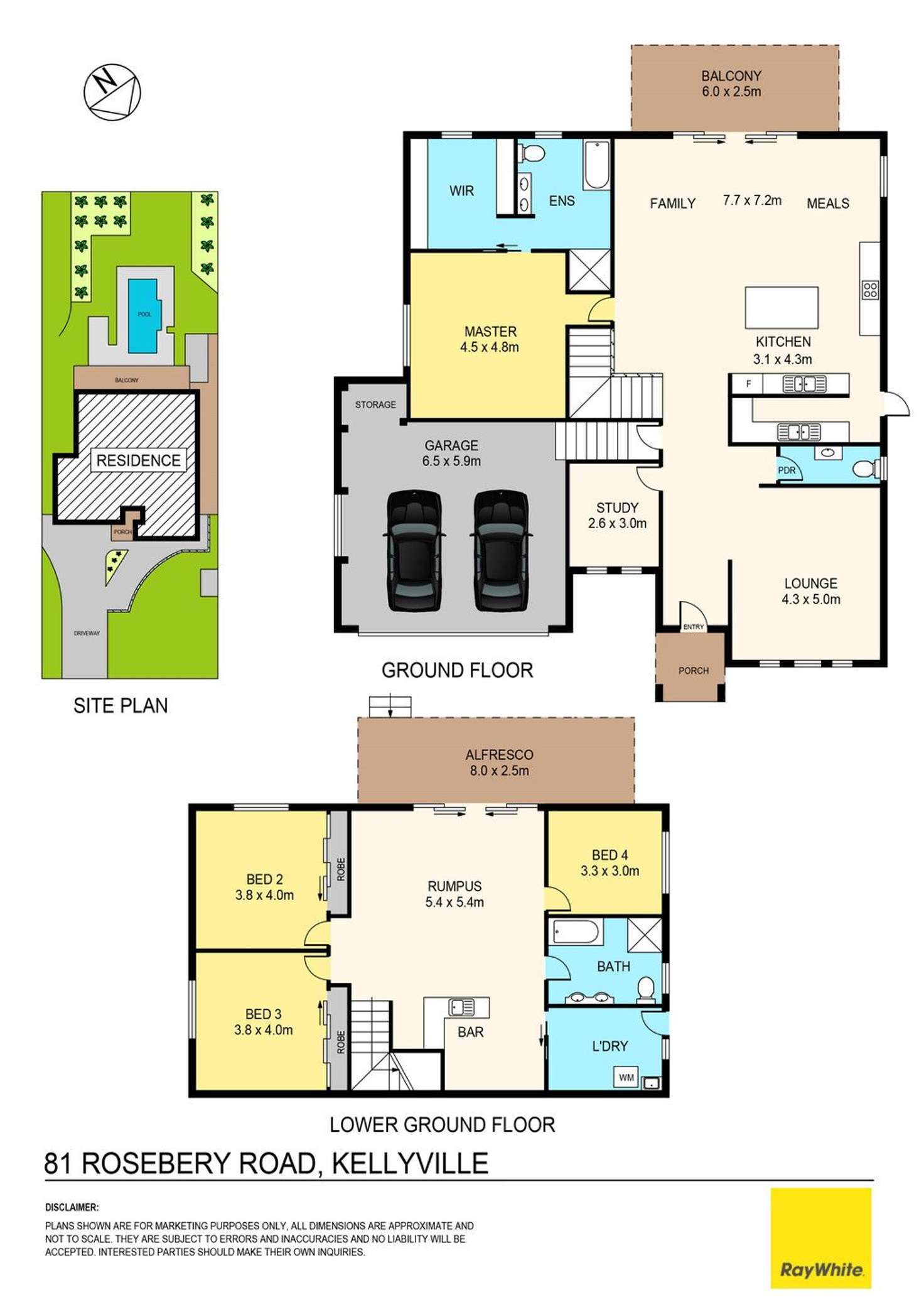 Floorplan of Homely house listing, 81 Rosebery Road, Kellyville NSW 2155