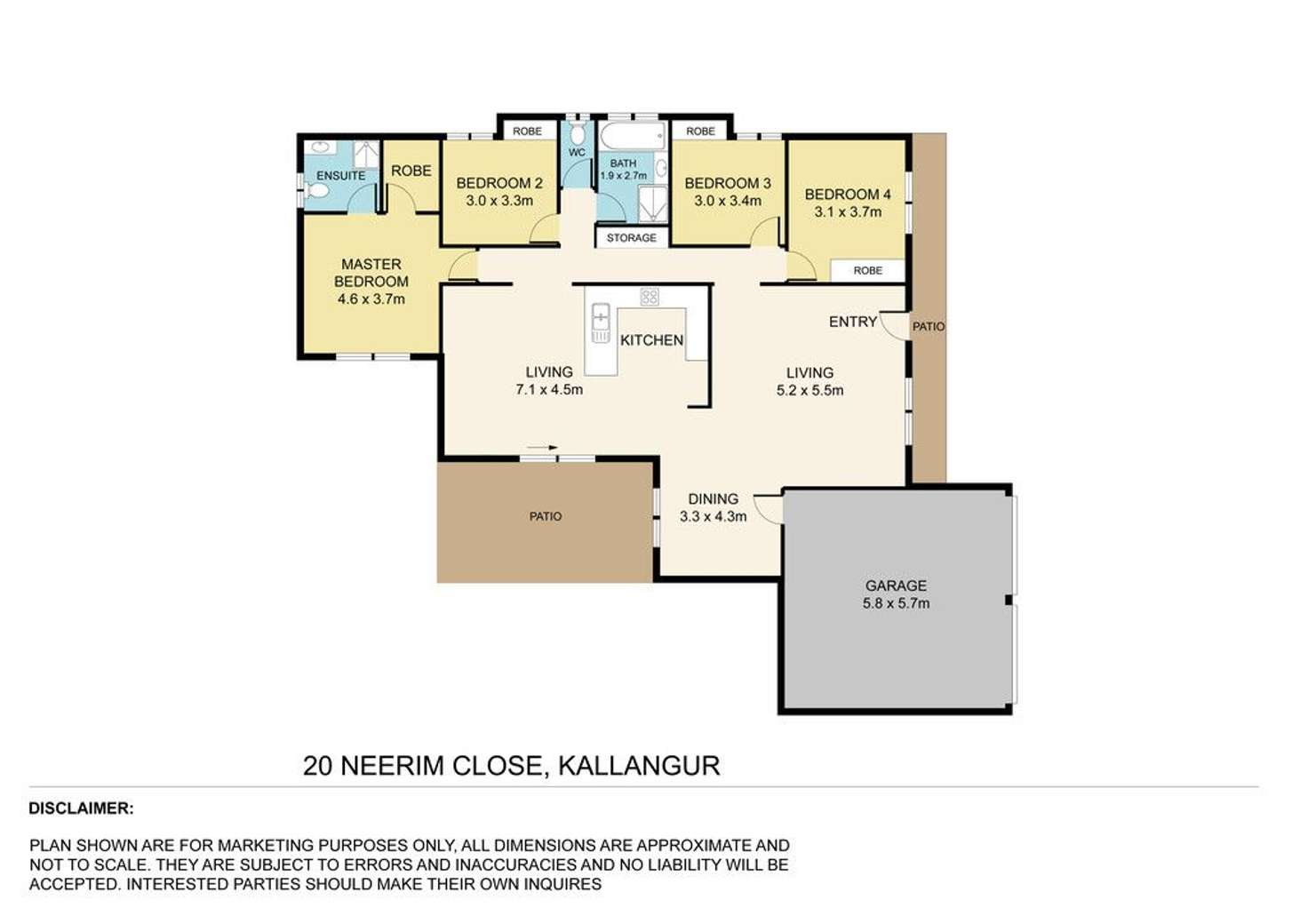 Floorplan of Homely house listing, 10 Neerim Close, Kallangur QLD 4503