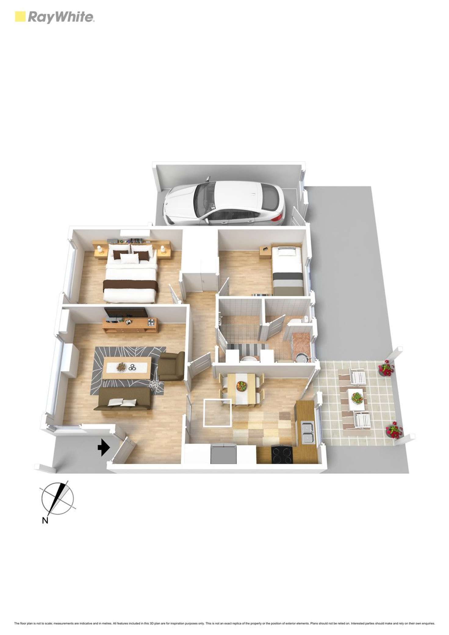 Floorplan of Homely unit listing, 2/24 Bear Street, Mordialloc VIC 3195