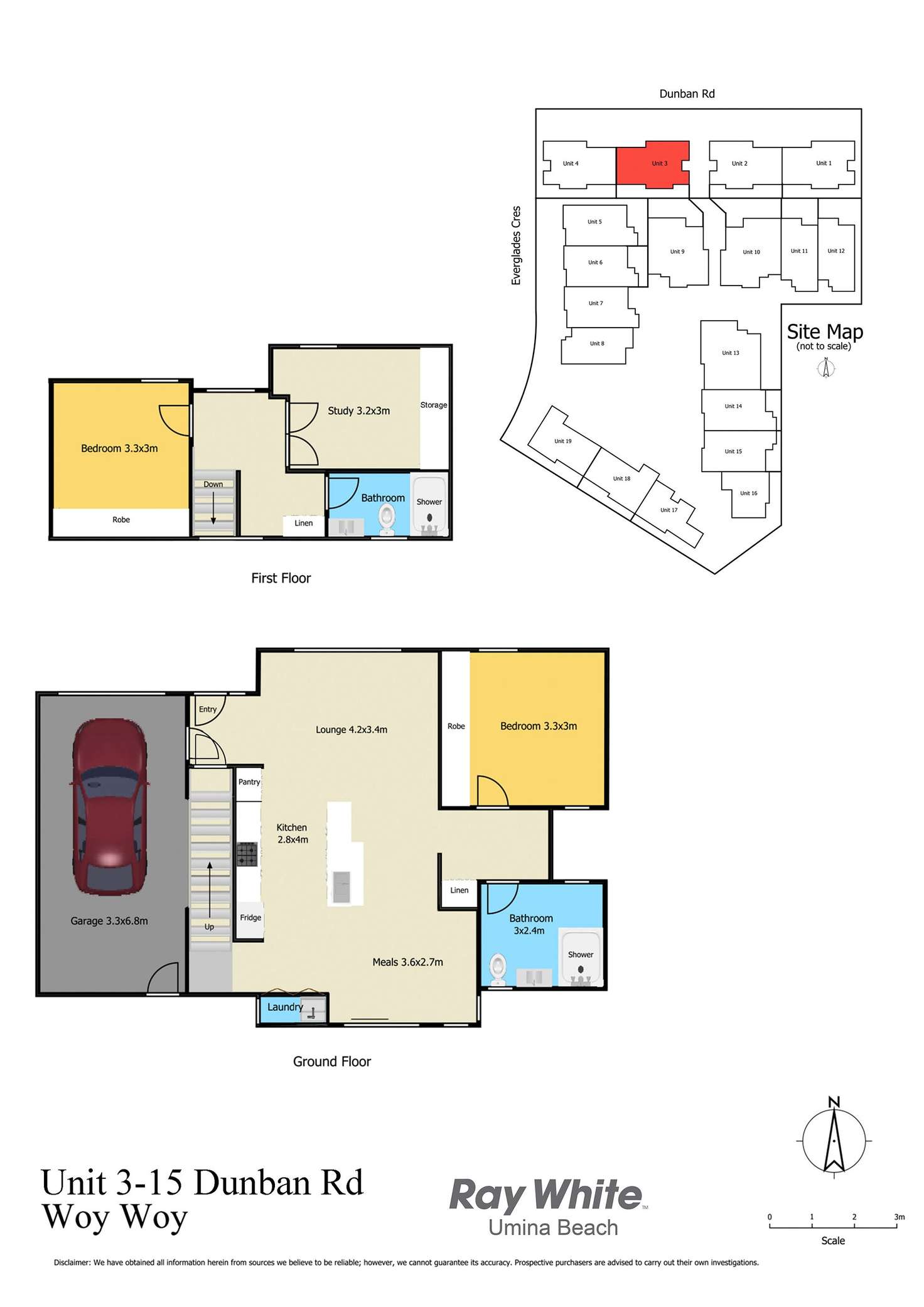 Floorplan of Homely townhouse listing, 3/15 Dunban Road, Woy Woy NSW 2256