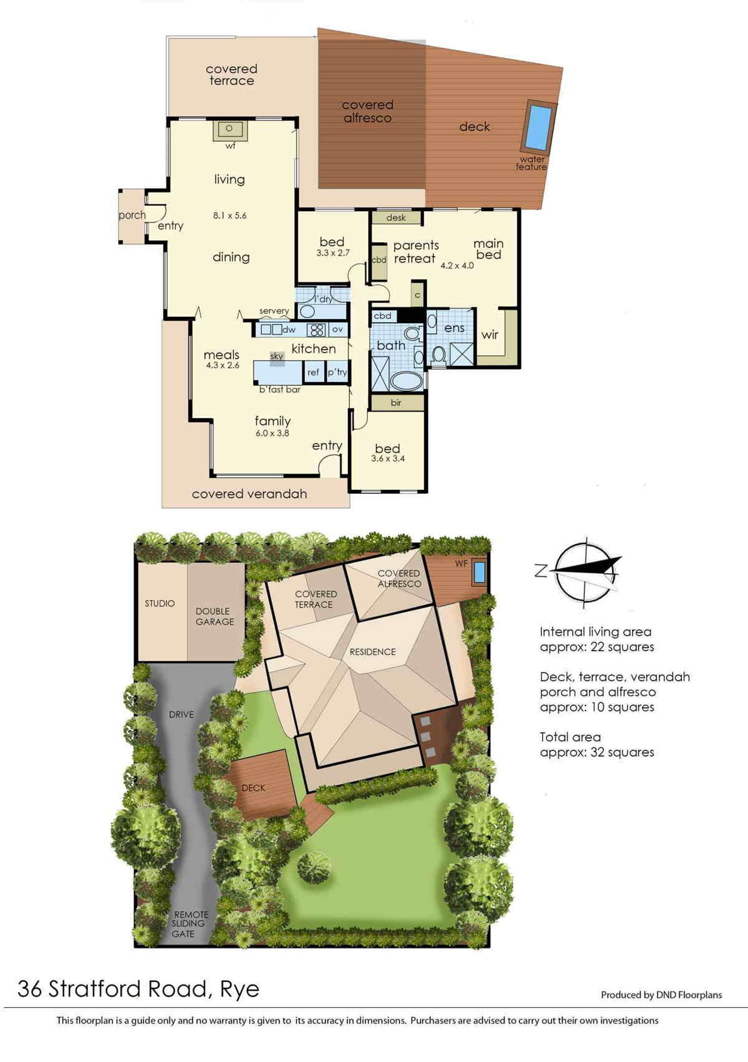 Floorplan of Homely house listing, 36 Stratford Road, Rye VIC 3941