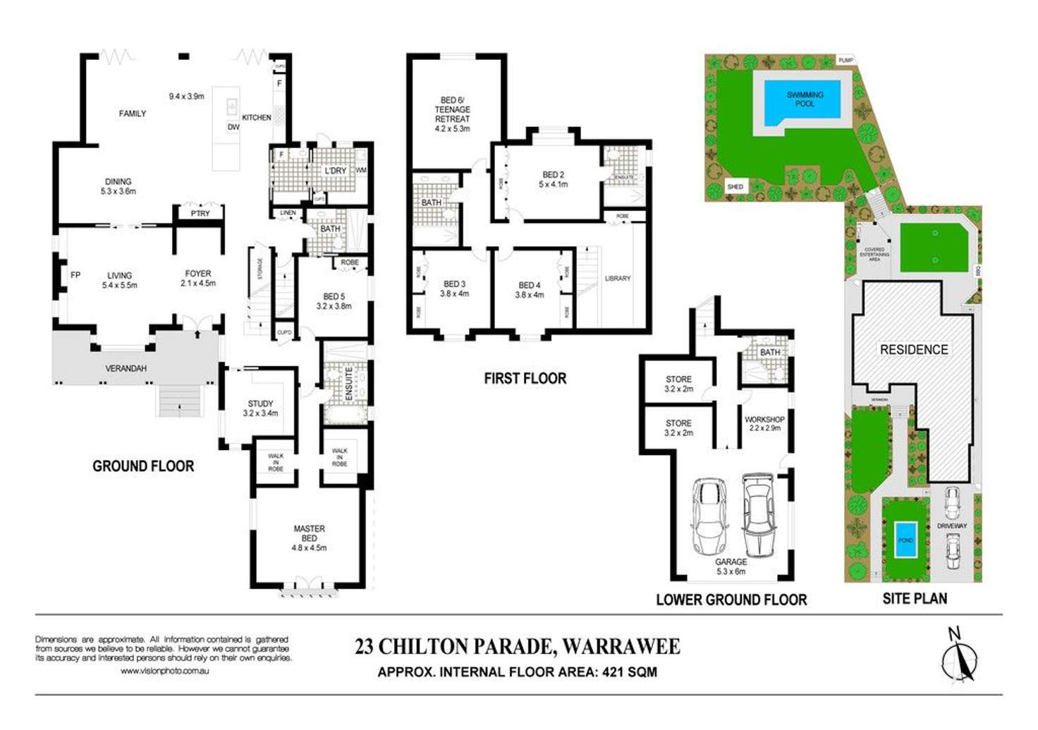 Floorplan of Homely house listing, 23 Chilton Parade, Warrawee NSW 2074