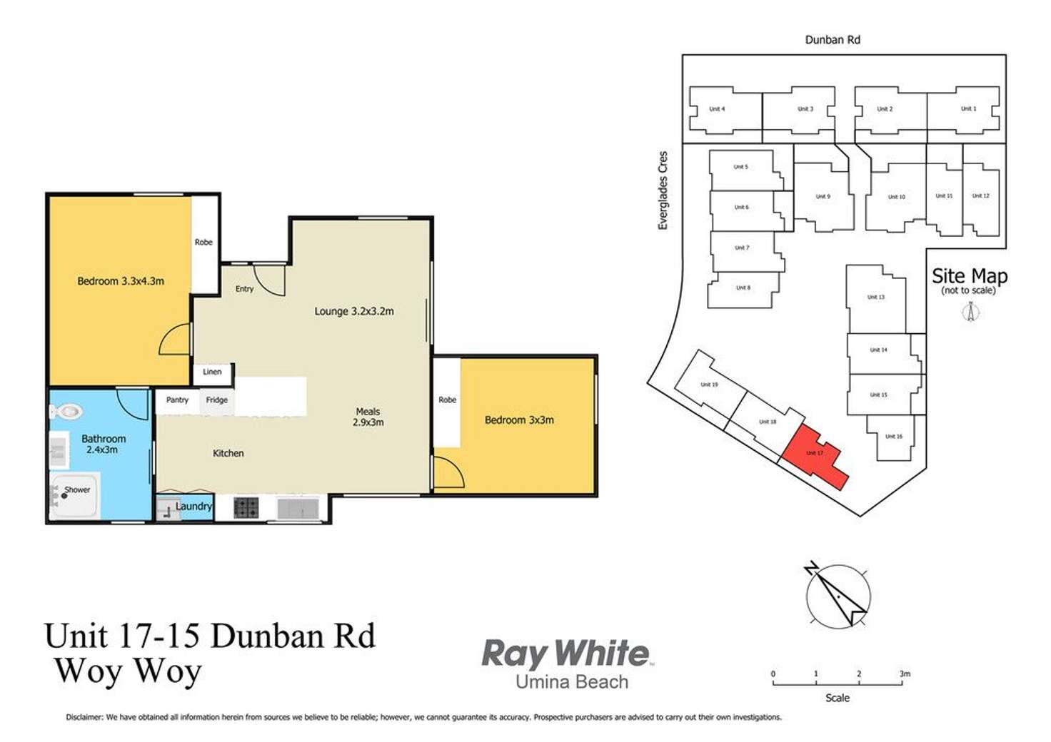 Floorplan of Homely villa listing, 17/4 Everglades Crescent, Woy Woy NSW 2256