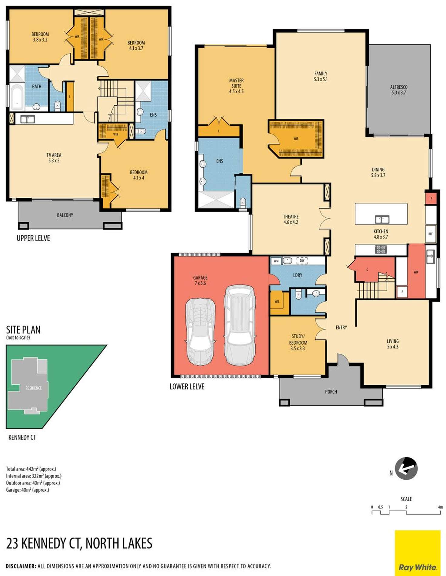Floorplan of Homely house listing, 23 Kennedy Court, North Lakes QLD 4509
