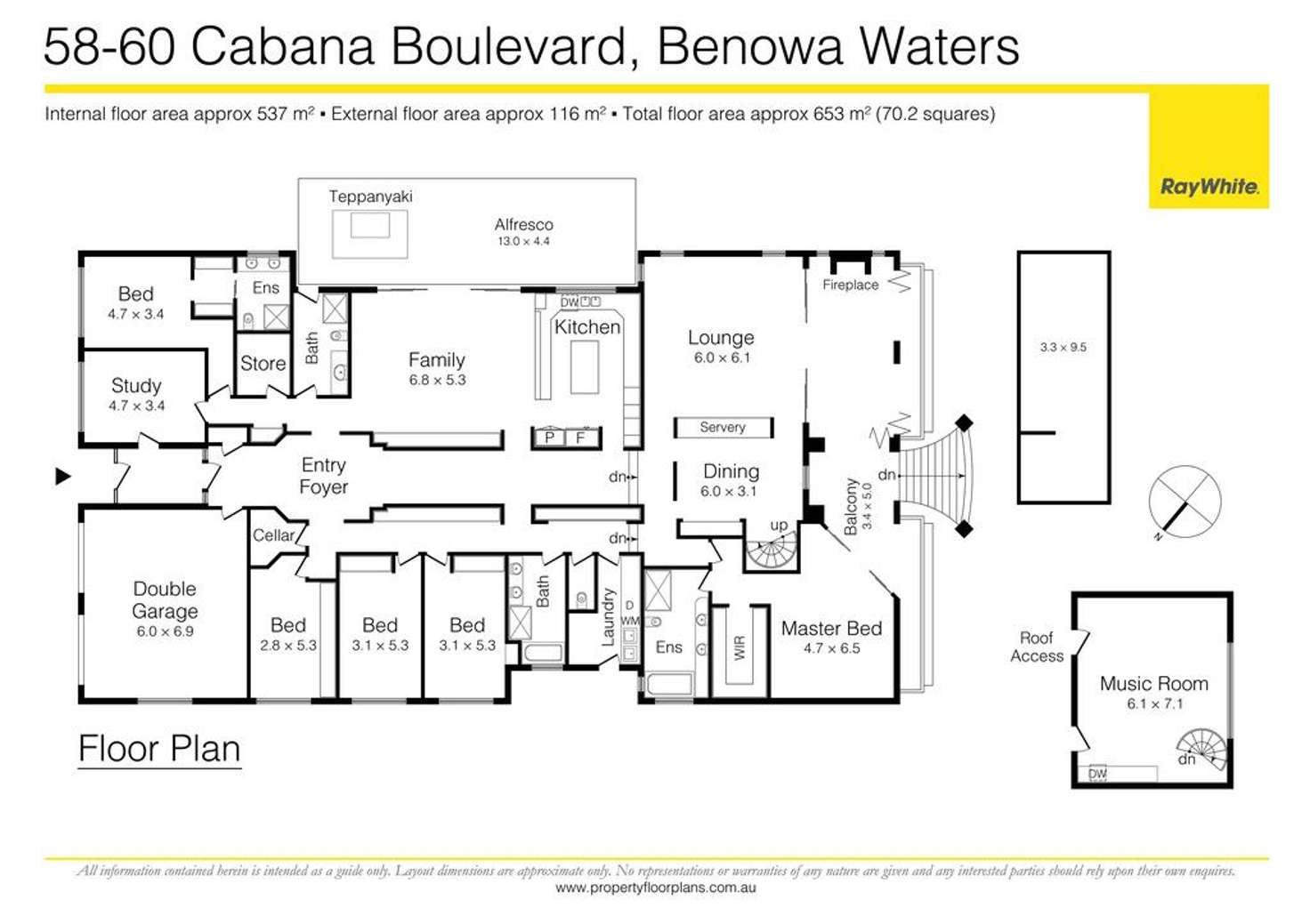 Floorplan of Homely house listing, 58-60 Cabana Boulevard, Benowa Waters QLD 4217