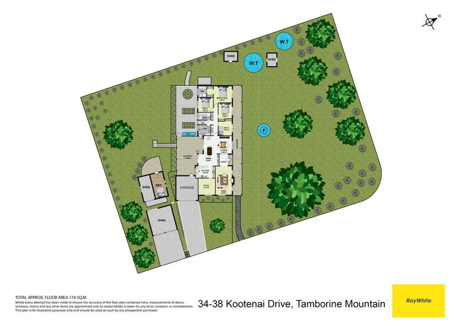 Floorplan of Homely house listing, 34-38 Kootenai Drive, Tamborine Mountain QLD 4272