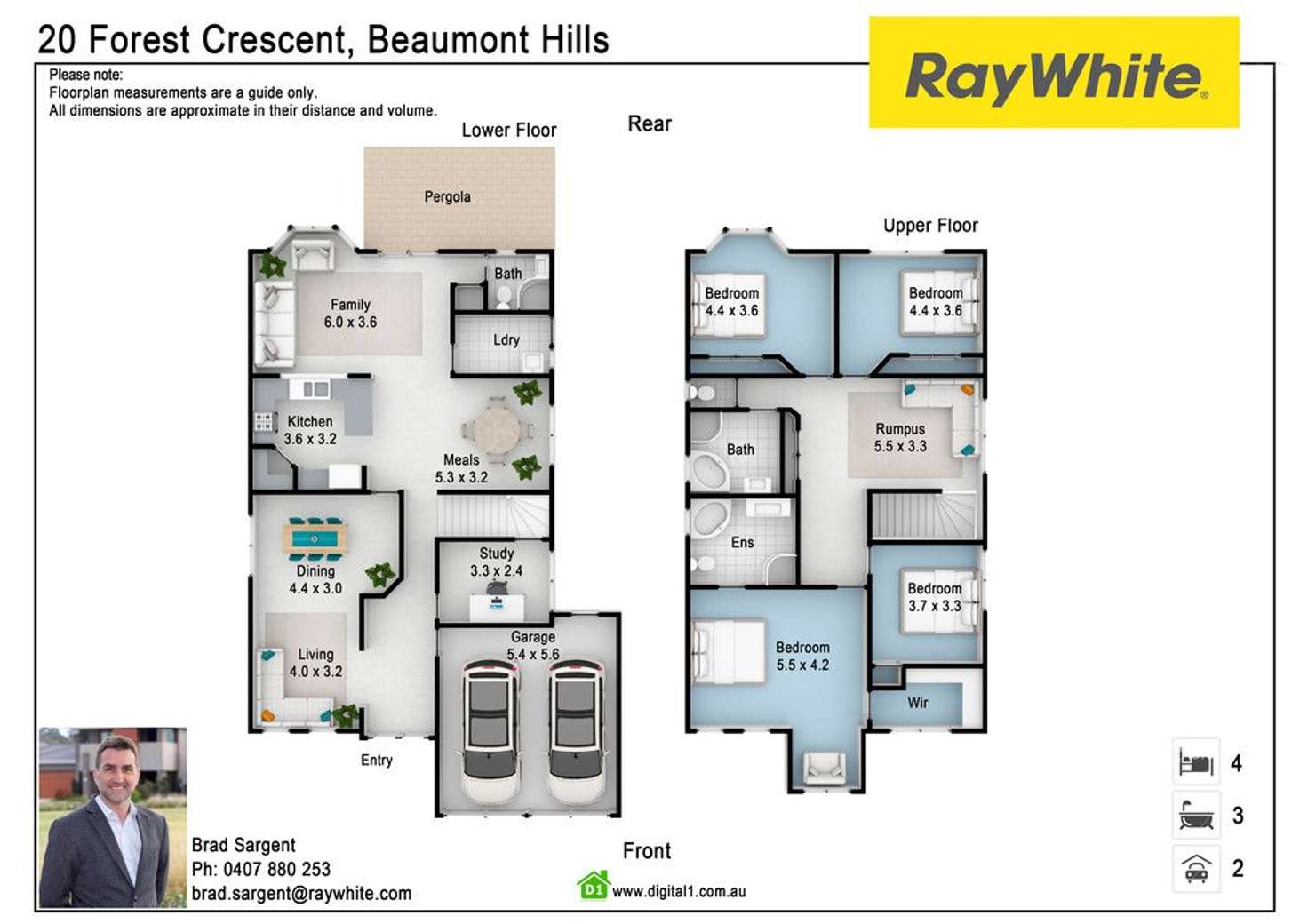 Floorplan of Homely house listing, 20 Forest Crescent, Beaumont Hills NSW 2155