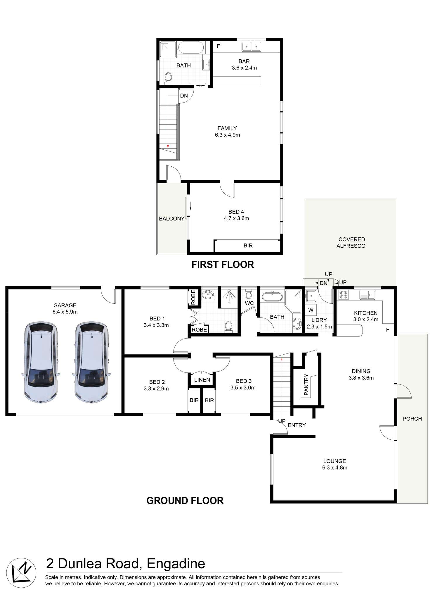 Floorplan of Homely house listing, 2 Dunlea Road, Engadine NSW 2233