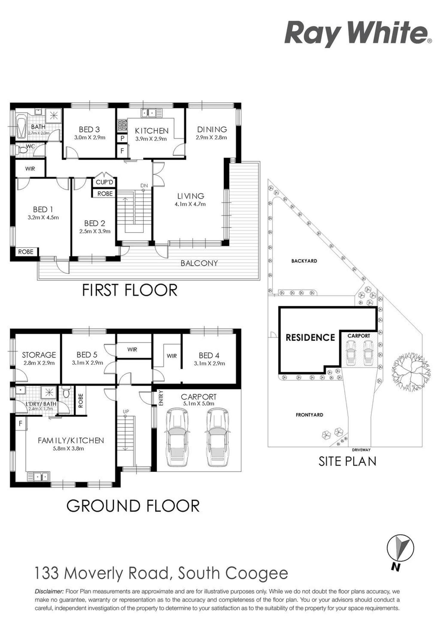 Floorplan of Homely house listing, 133 Moverly Road, South Coogee NSW 2034