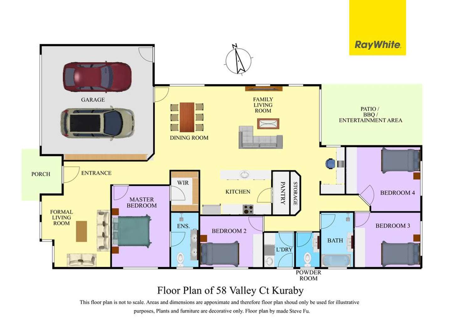 Floorplan of Homely house listing, 58 Valley Circuit, Kuraby QLD 4112
