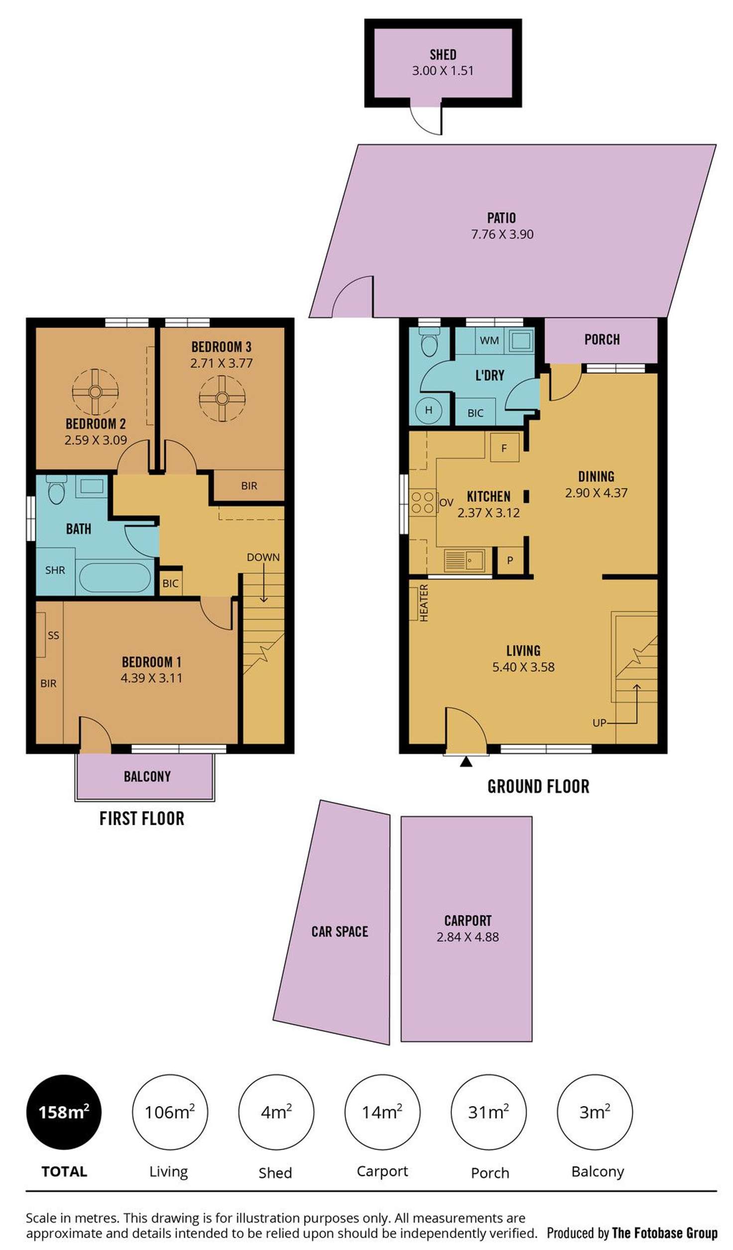 Floorplan of Homely townhouse listing, 5/112 Woodville Road, Woodville North SA 5012