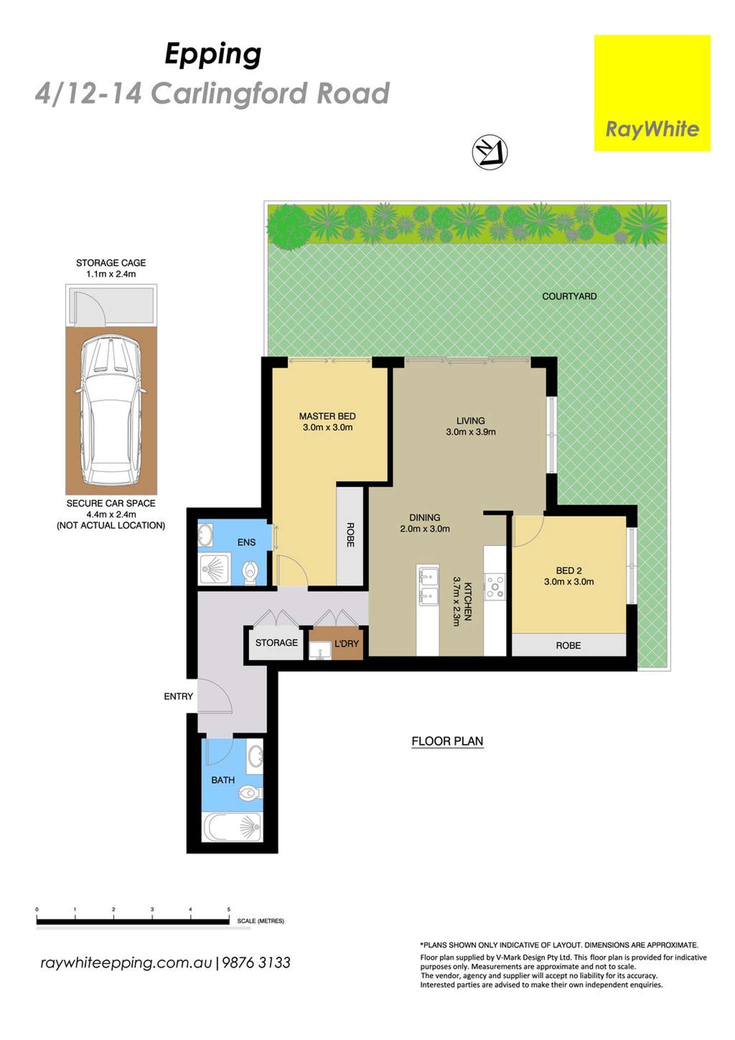 Floorplan of Homely apartment listing, 4/12-14 Carlingford Road, Epping NSW 2121