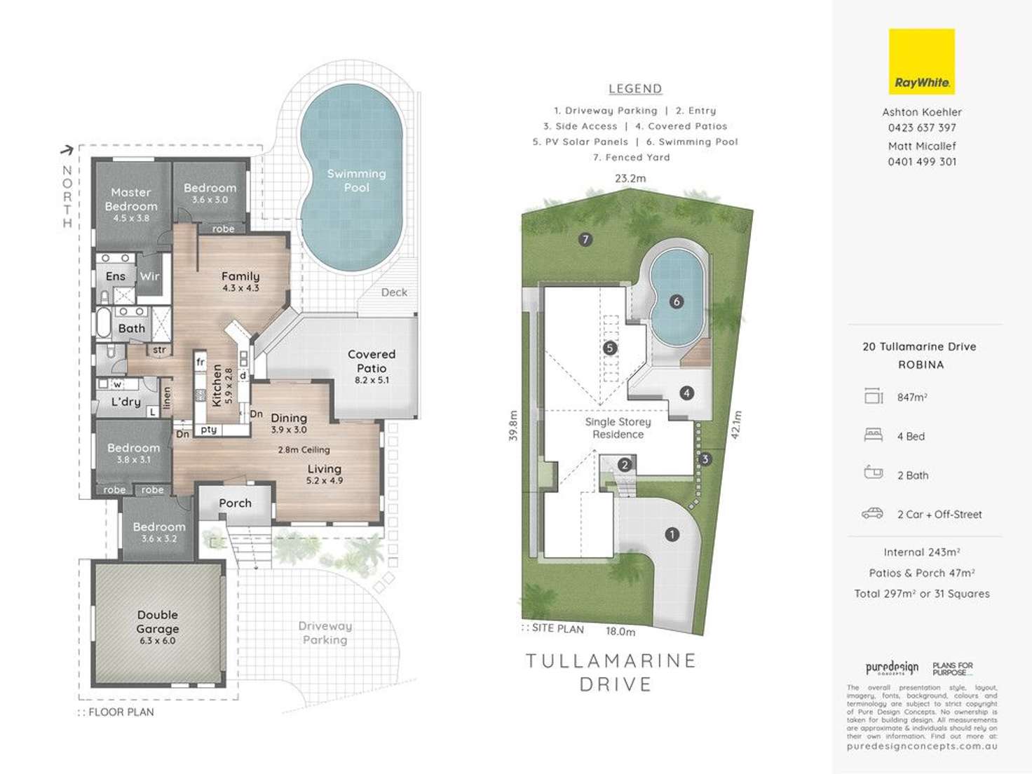 Floorplan of Homely house listing, 20 Tullamarine Drive, Robina QLD 4226