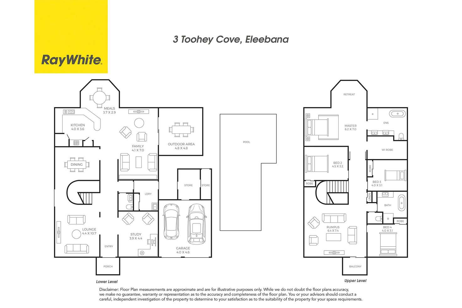 Floorplan of Homely house listing, 3 Toohey Cove, Eleebana NSW 2282