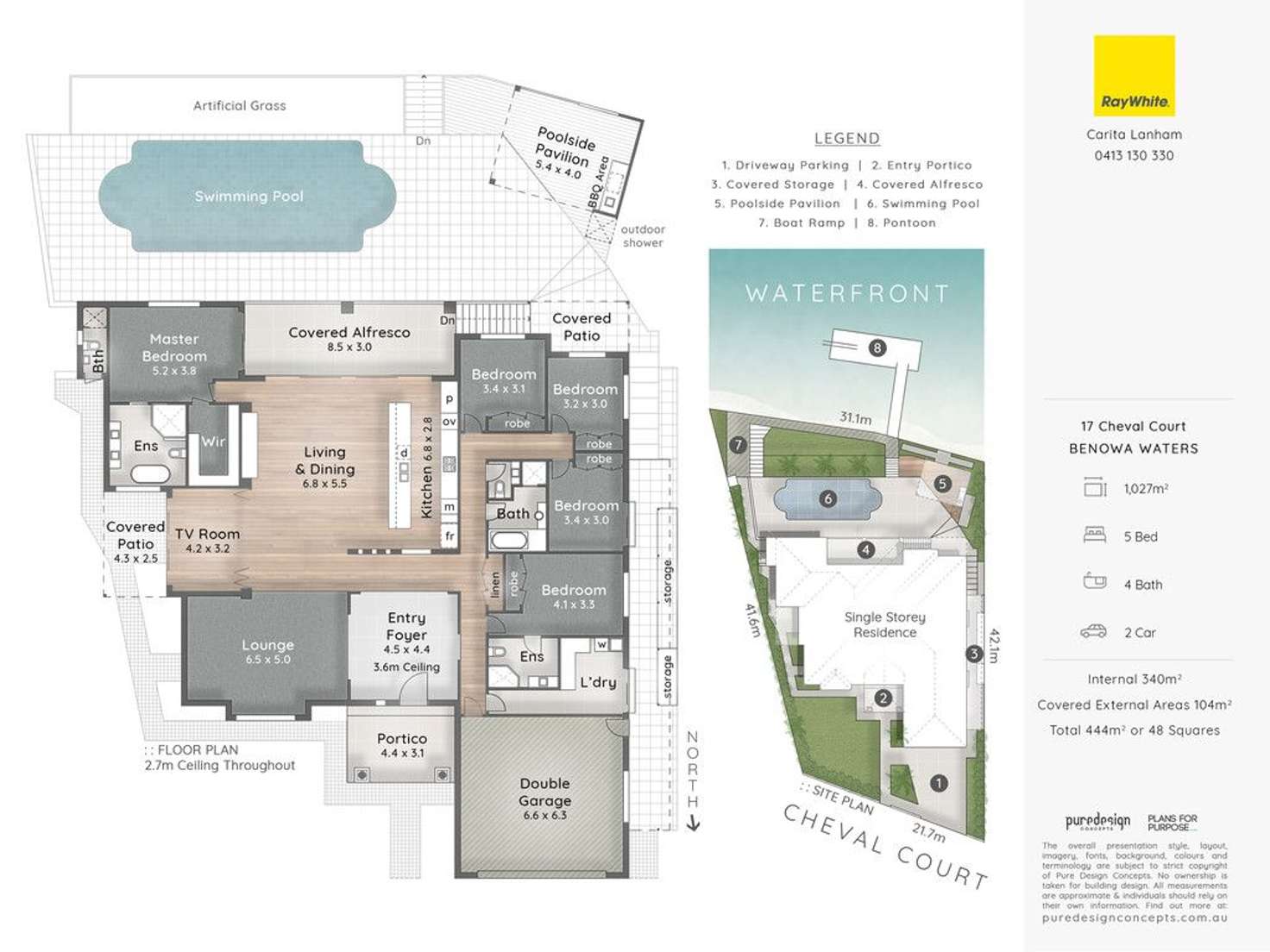 Floorplan of Homely house listing, 17 Cheval Court, Benowa Waters QLD 4217