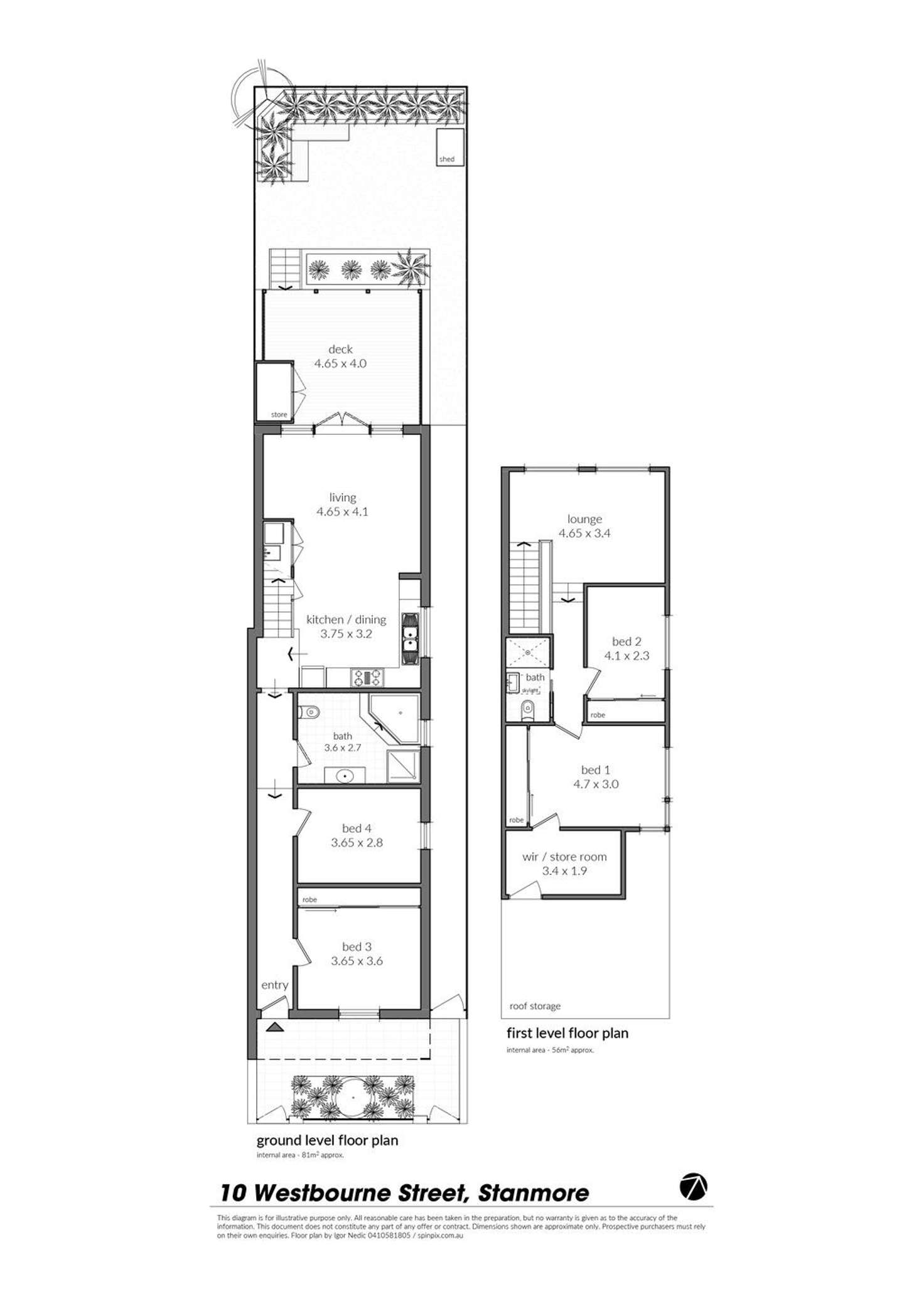 Floorplan of Homely house listing, 10 Westbourne Street, Stanmore NSW 2048