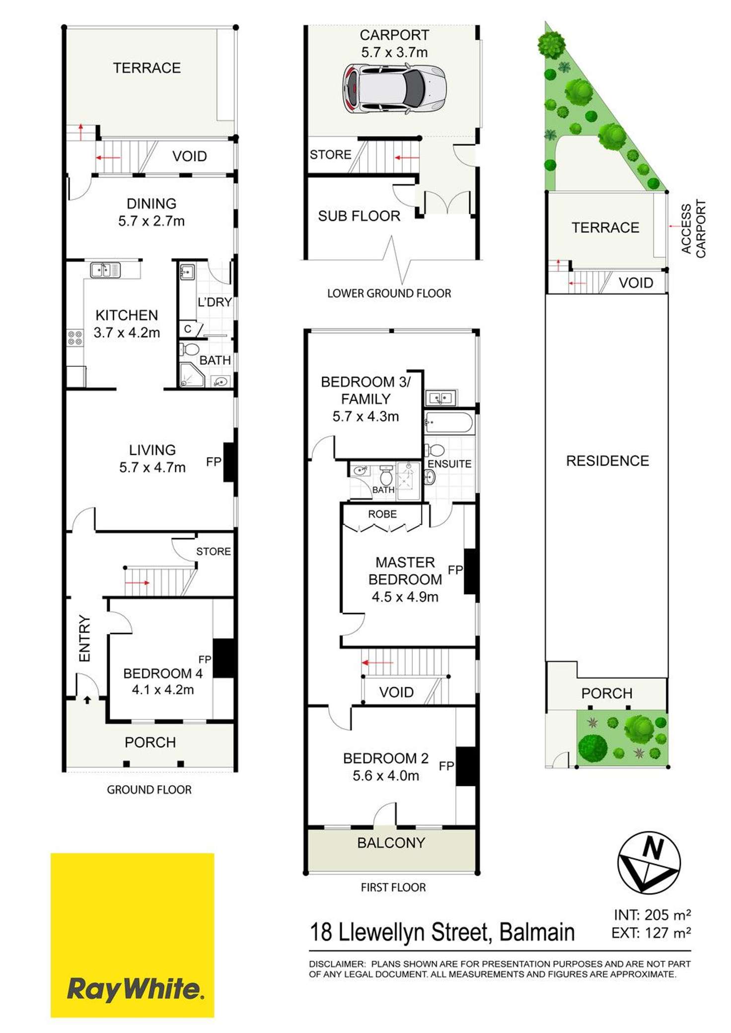 Floorplan of Homely house listing, 18 Llewellyn Street, Balmain NSW 2041