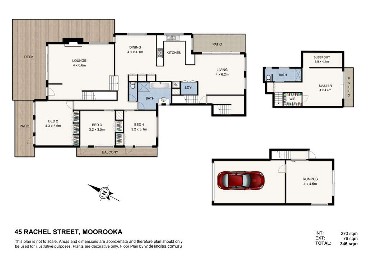Floorplan of Homely house listing, 45 Rachael Street, Moorooka QLD 4105