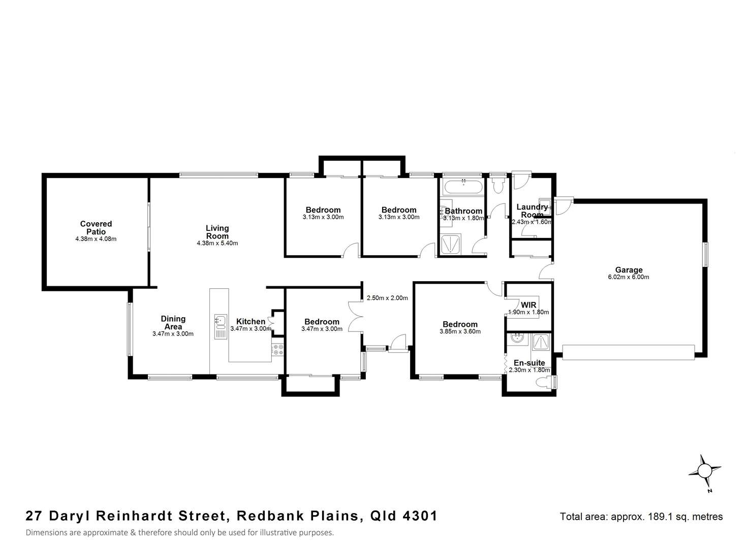 Floorplan of Homely house listing, 27 Daryl Reinhardt Street, Redbank Plains QLD 4301