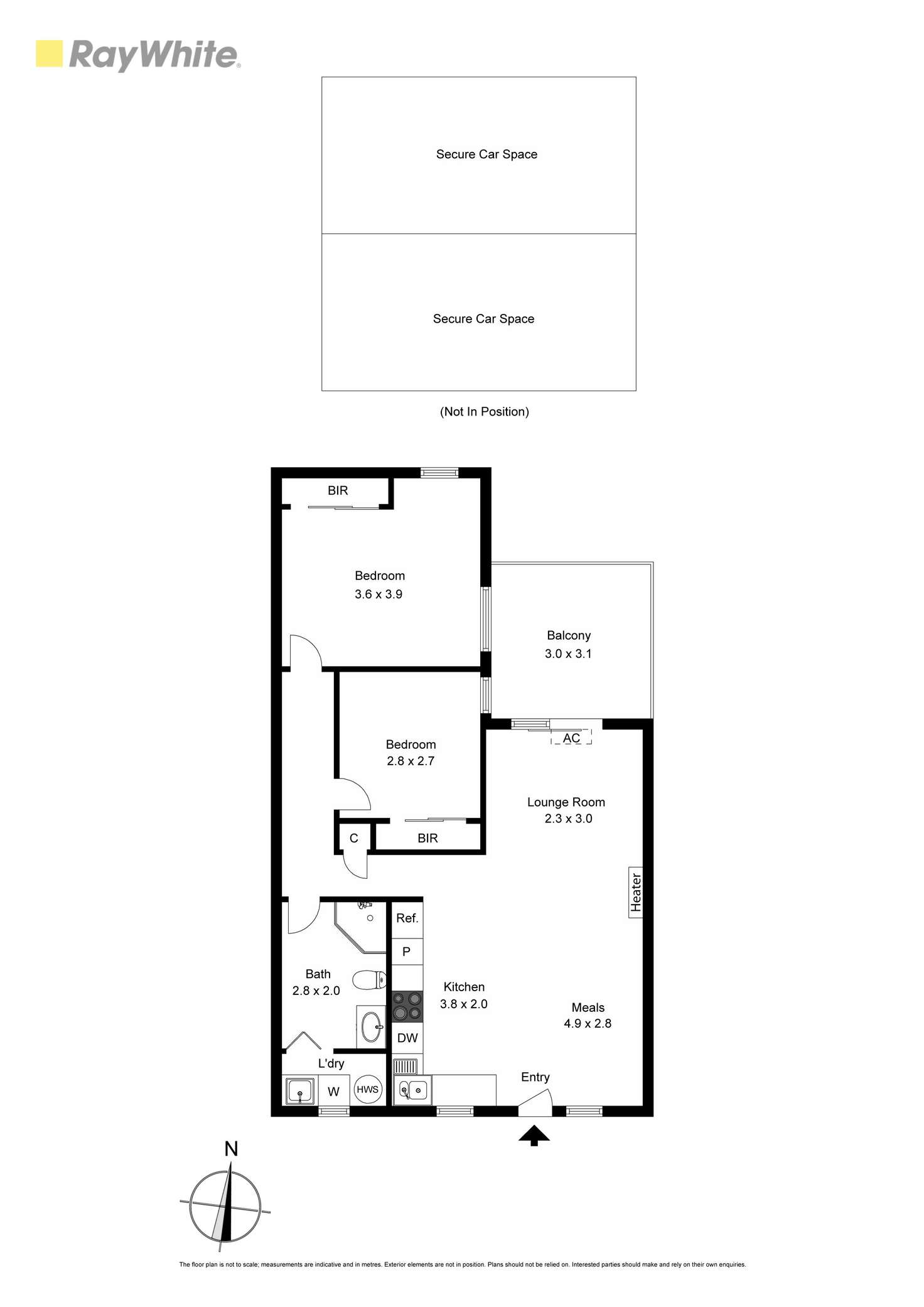 Floorplan of Homely apartment listing, 16/82-86 Atherton Road, Oakleigh VIC 3166