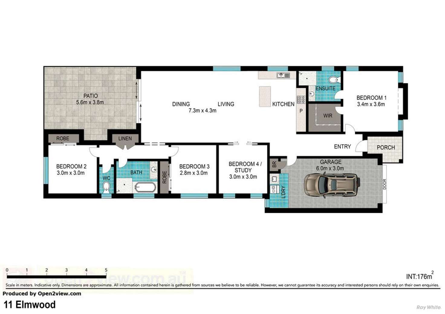 Floorplan of Homely house listing, 11 Elmwood Circuit, Springfield Lakes QLD 4300