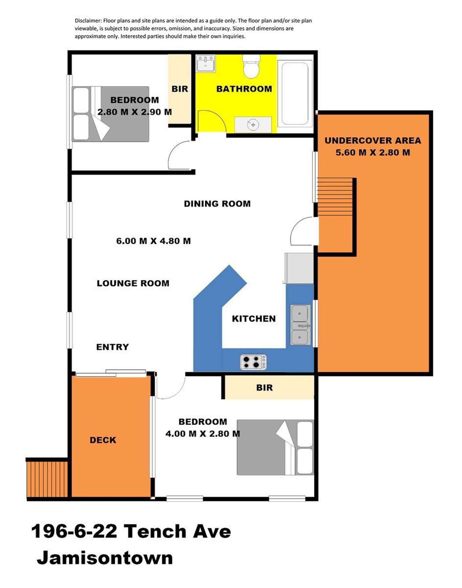 Floorplan of Homely villa listing, 196/6-22 Tench Avenue, Jamisontown NSW 2750