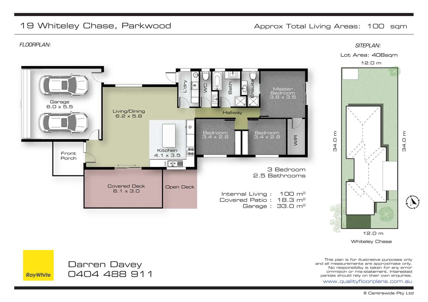 Floorplan of Homely house listing, 19 Whiteley Chase, Parkwood QLD 4214