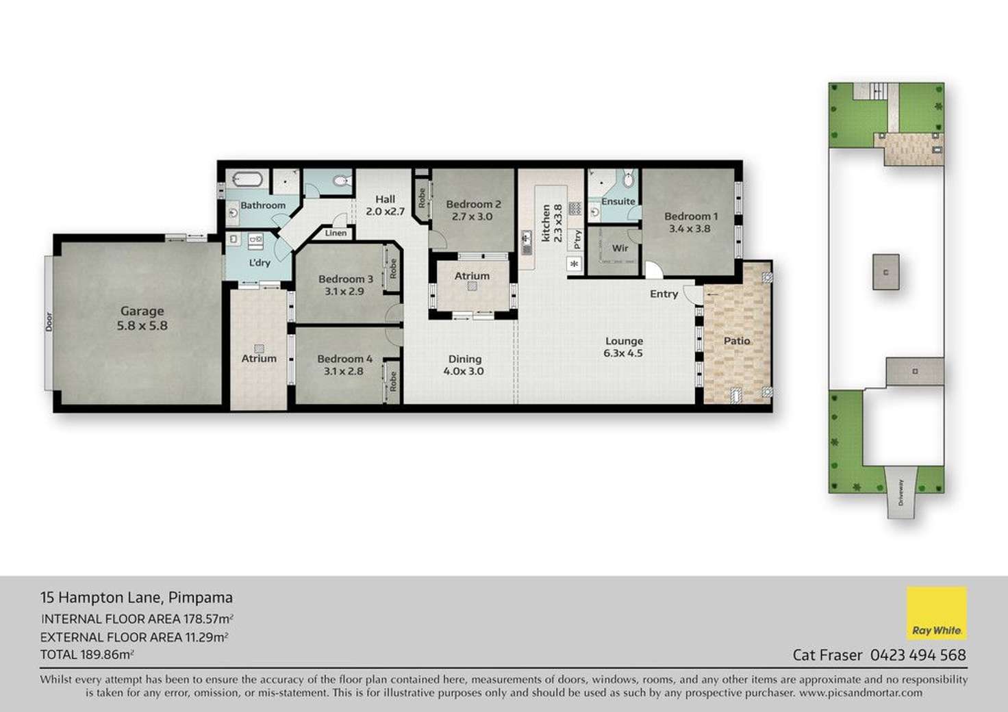 Floorplan of Homely house listing, 15 Hampton Lane, Pimpama QLD 4209