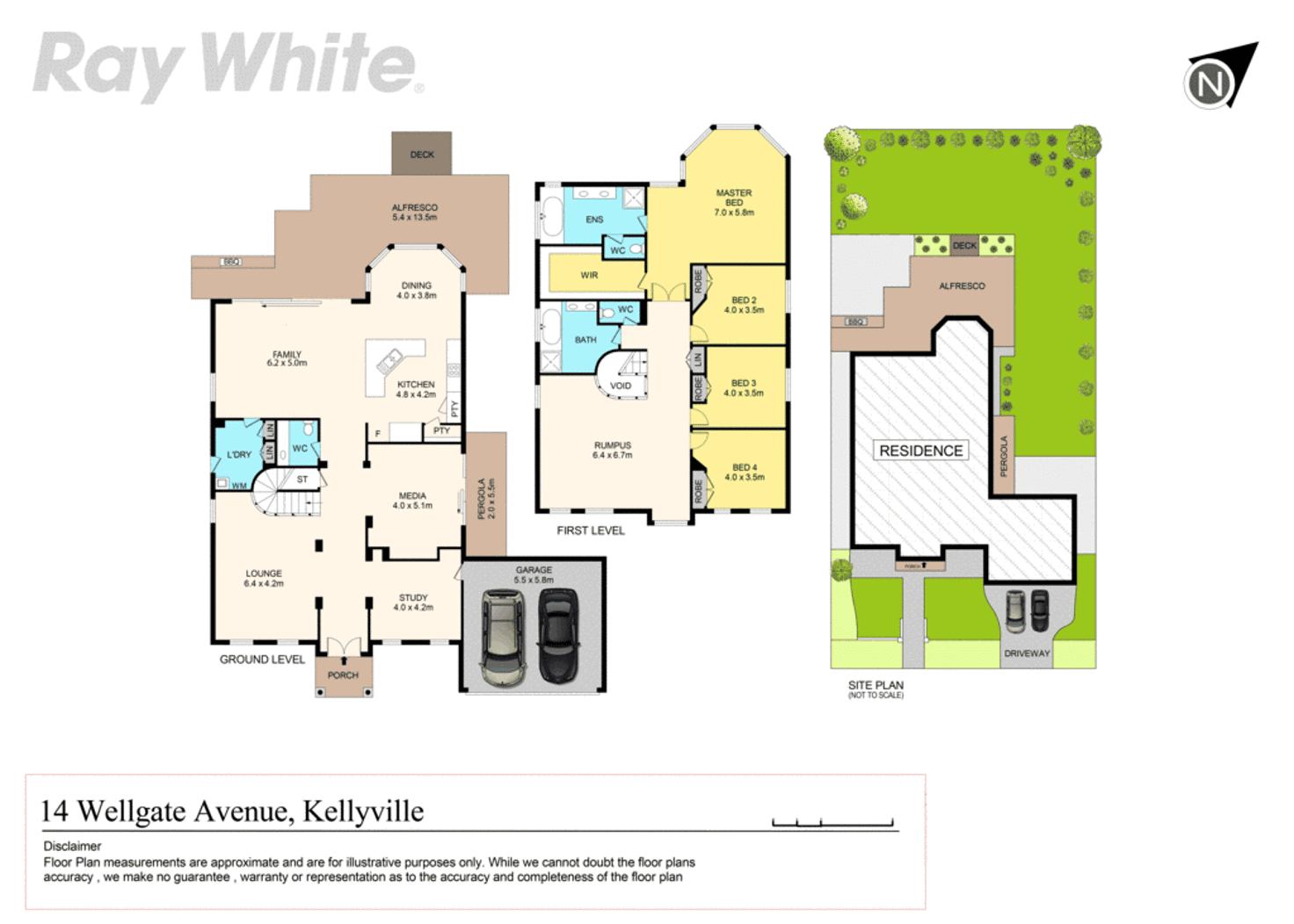 Floorplan of Homely house listing, 14 Wellgate Avenue, Kellyville NSW 2155