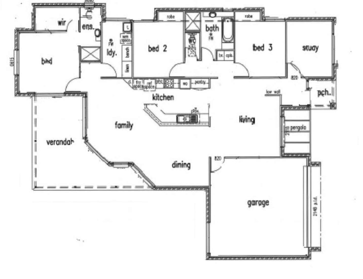 Floorplan of Homely house listing, 54 Orchid Drive, Burrum Heads QLD 4659