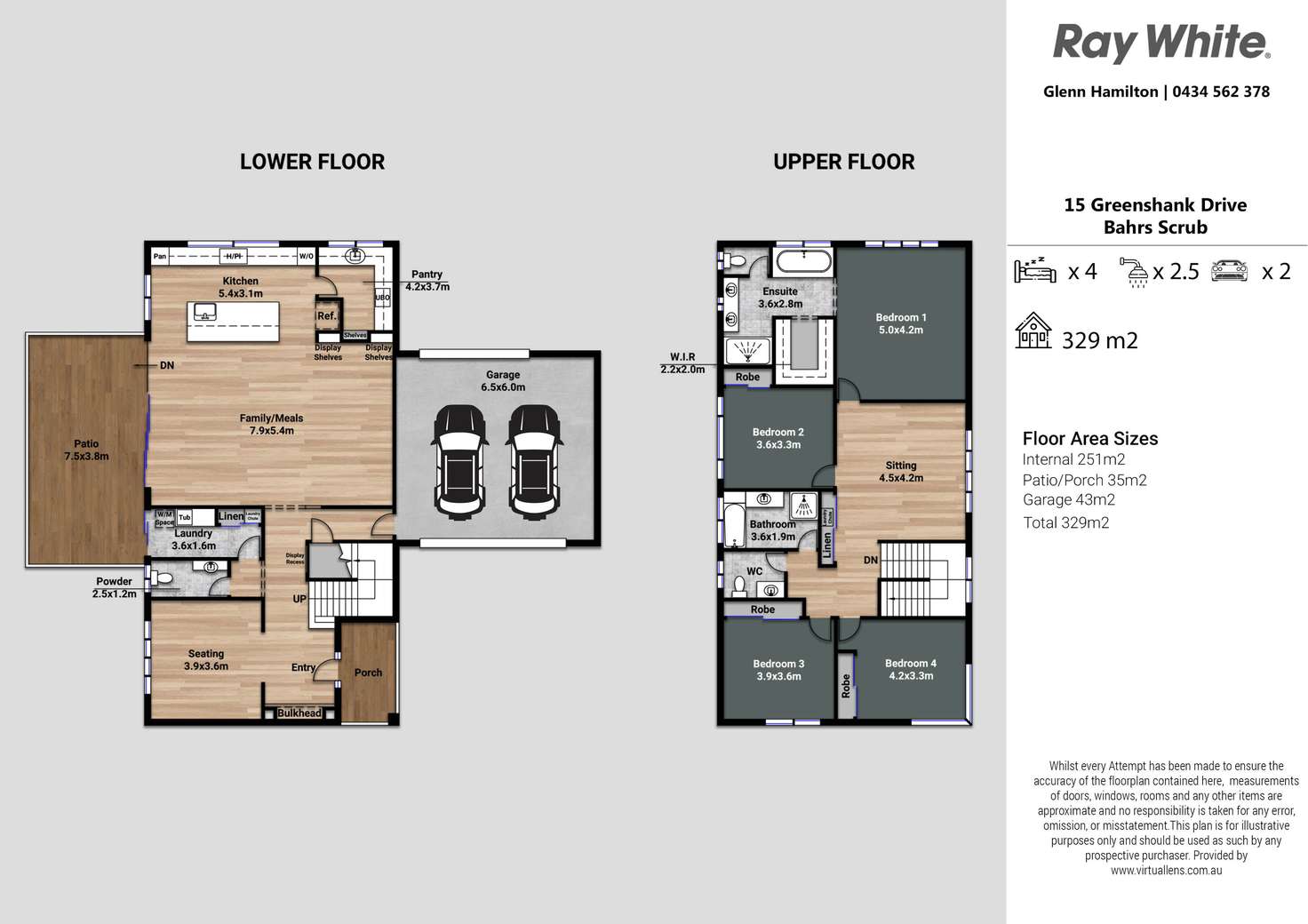 Floorplan of Homely house listing, 15 Greenshank Drive, Bahrs Scrub QLD 4207