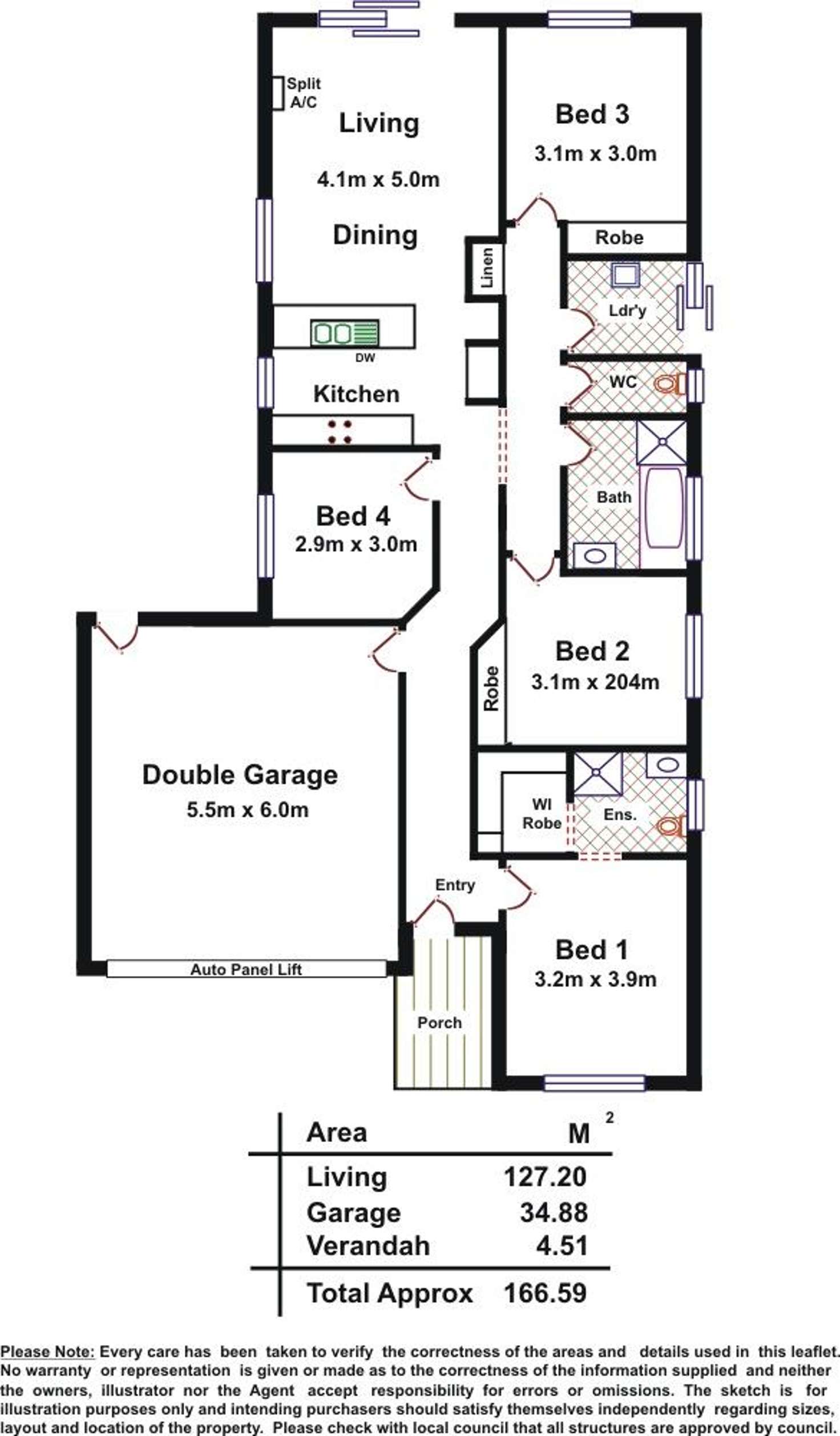 Floorplan of Homely house listing, 315 Fradd East Road, Munno Para West SA 5115