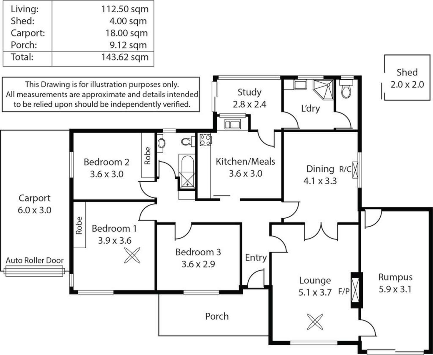 Floorplan of Homely house listing, 6 Broughton Street, Lockleys SA 5032