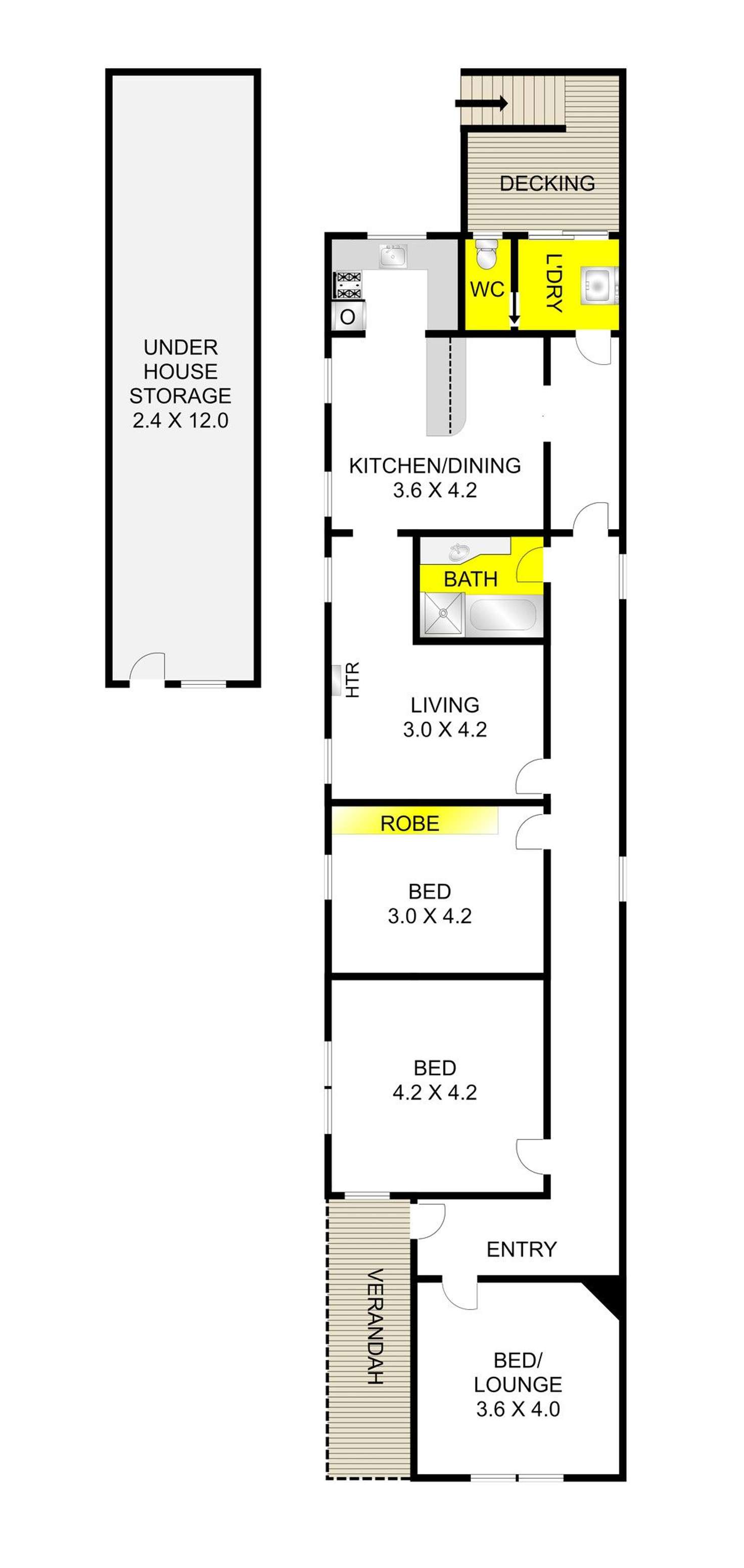 Floorplan of Homely house listing, 22 Mckillop Street, Geelong VIC 3220