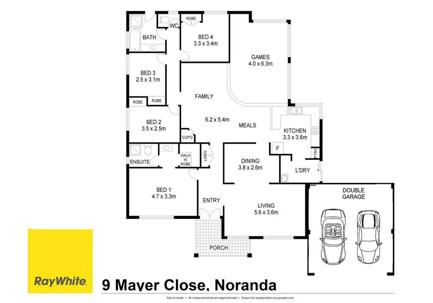 Floorplan of Homely house listing, 9 Mayer Close, Noranda WA 6062