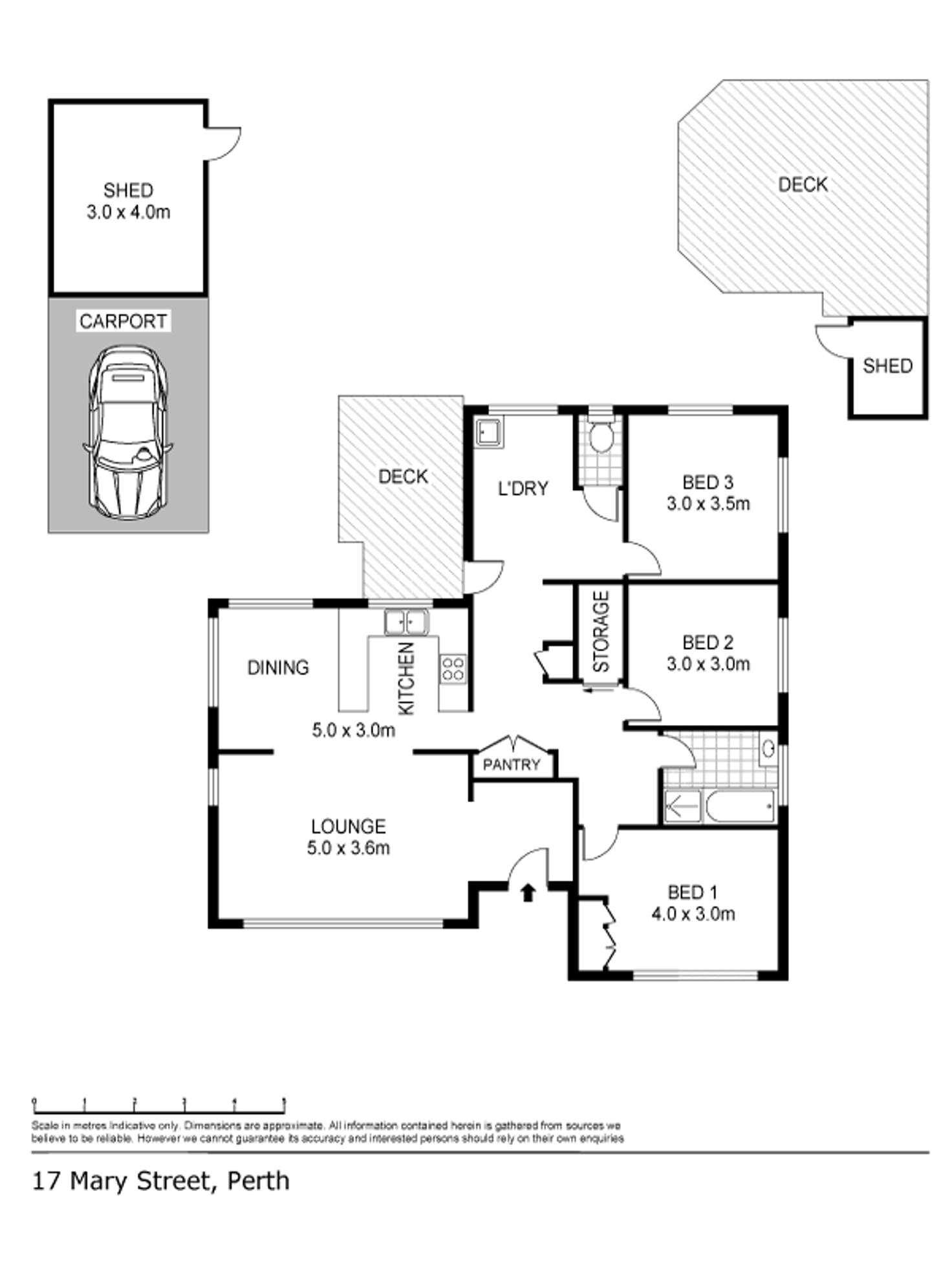 Floorplan of Homely house listing, 17 Mary Street, Perth TAS 7300