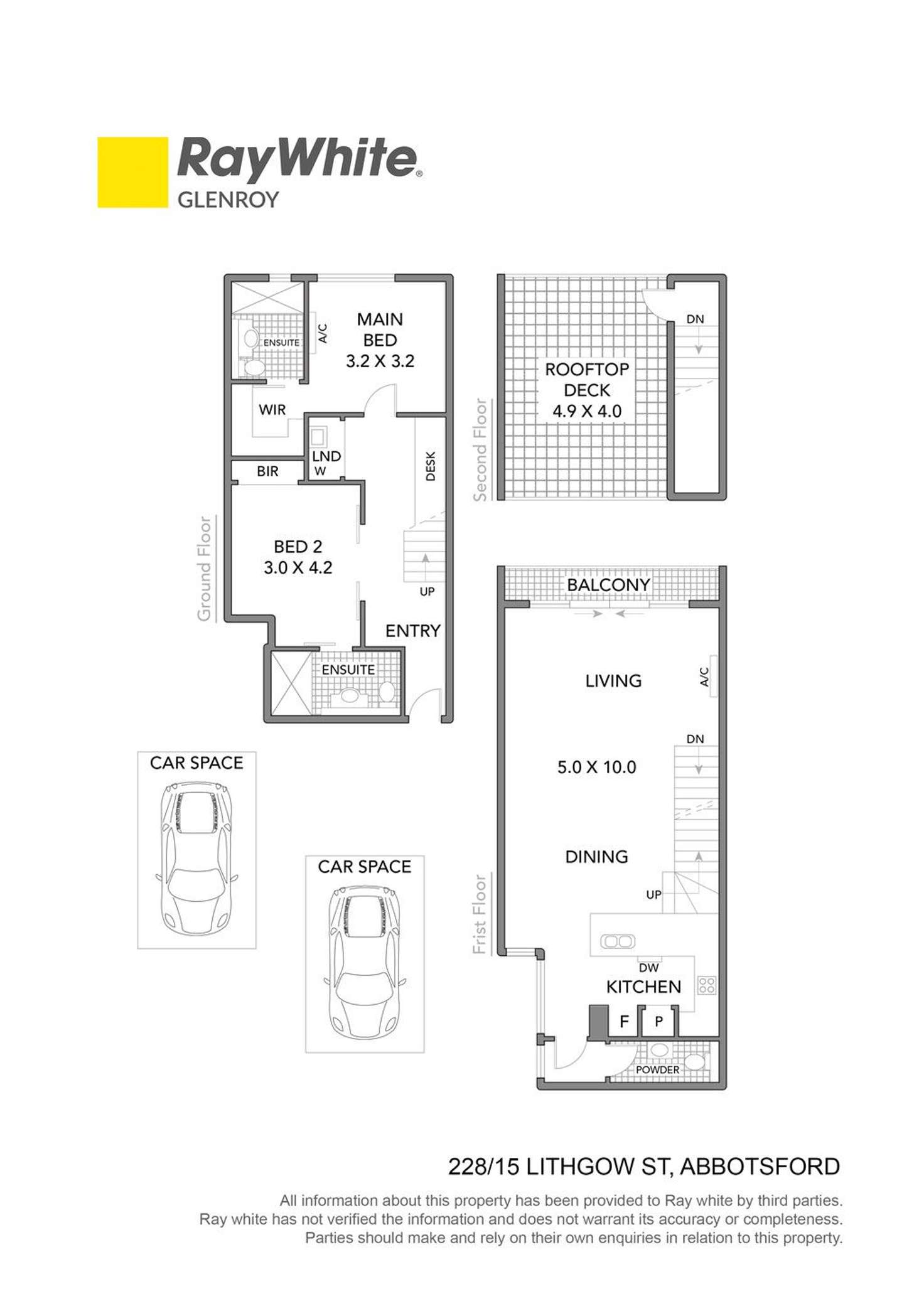 Floorplan of Homely apartment listing, 228/15 Lithgow Street, Abbotsford VIC 3067