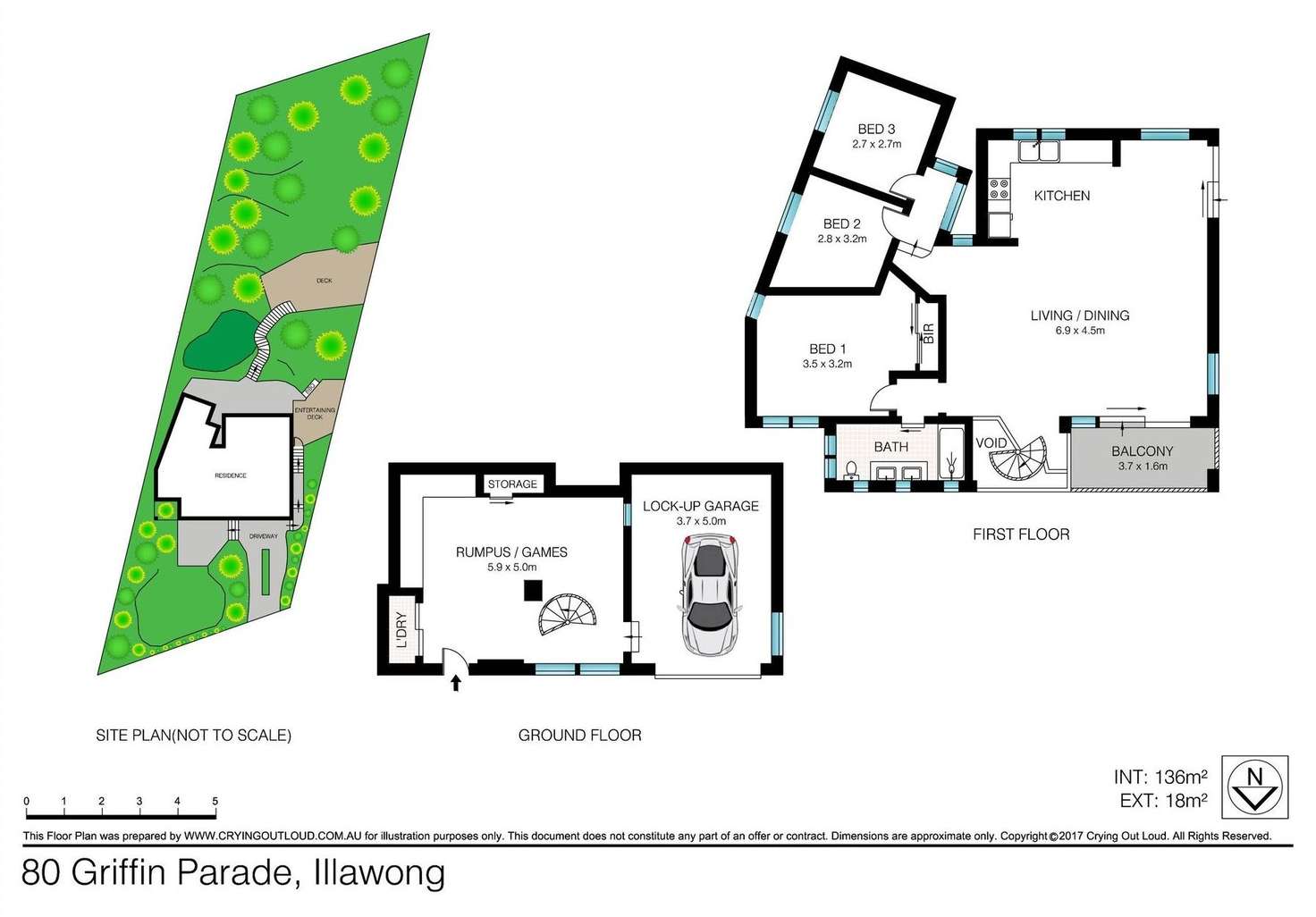Floorplan of Homely house listing, 80 Griffin Parade, Illawong NSW 2234