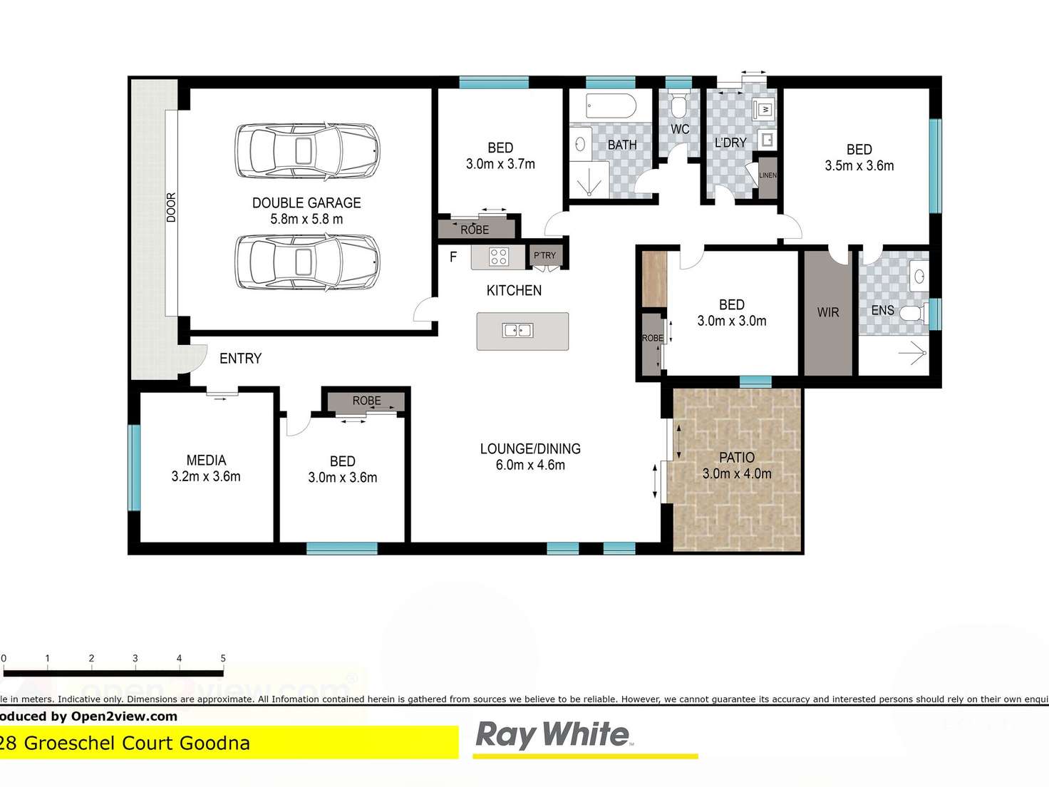 Floorplan of Homely house listing, 28 Groeschel Court, Goodna QLD 4300