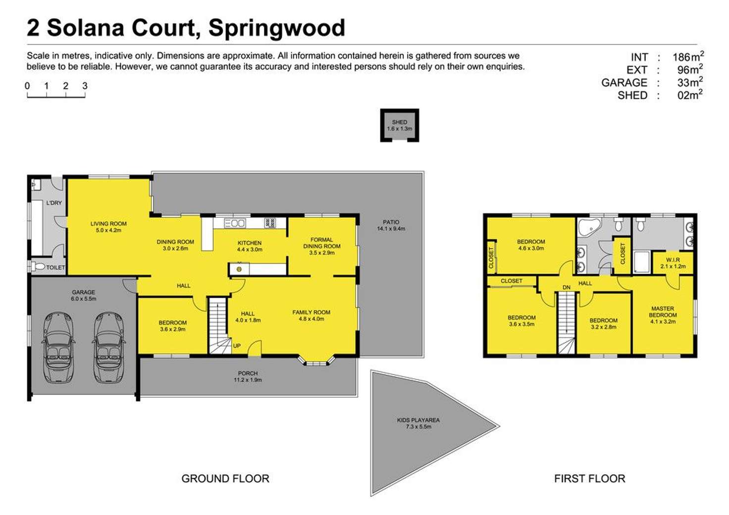 Floorplan of Homely house listing, 2 Solana Ct (Private Court Off 350 Springwood Rd), Springwood QLD 4127