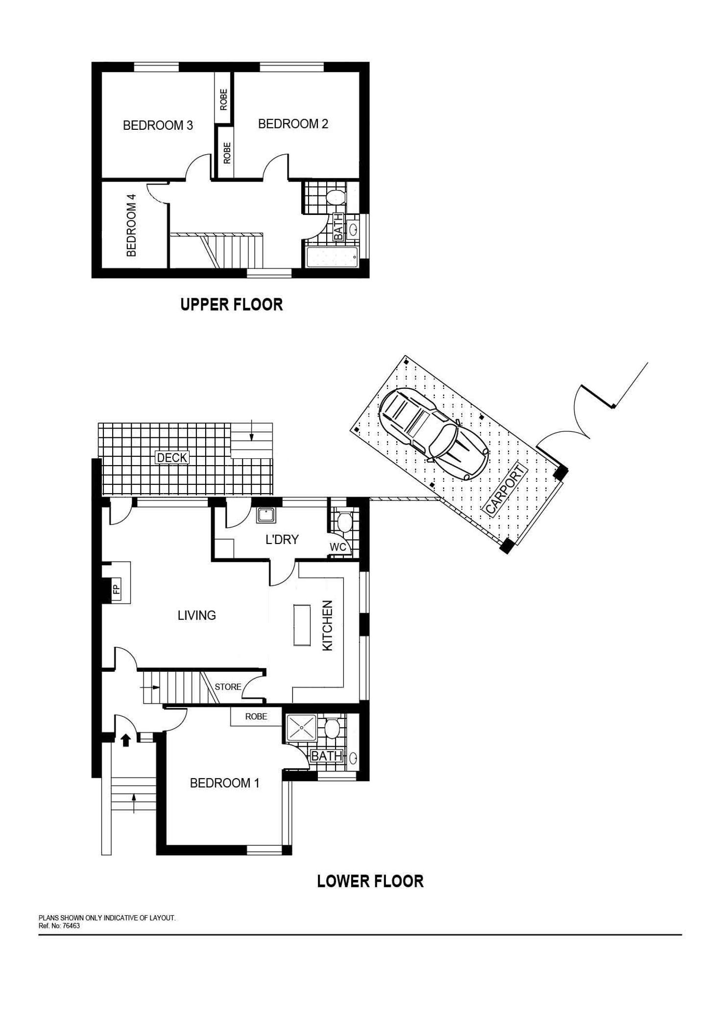 Floorplan of Homely semiDetached listing, 27 White Crescent, Campbell ACT 2612