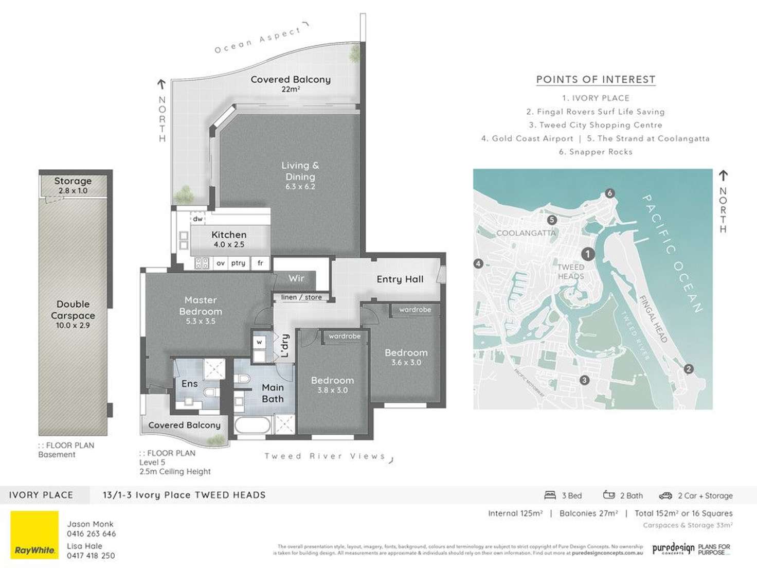 Floorplan of Homely apartment listing, 13/1-3 Ivory Place, Tweed Heads NSW 2485
