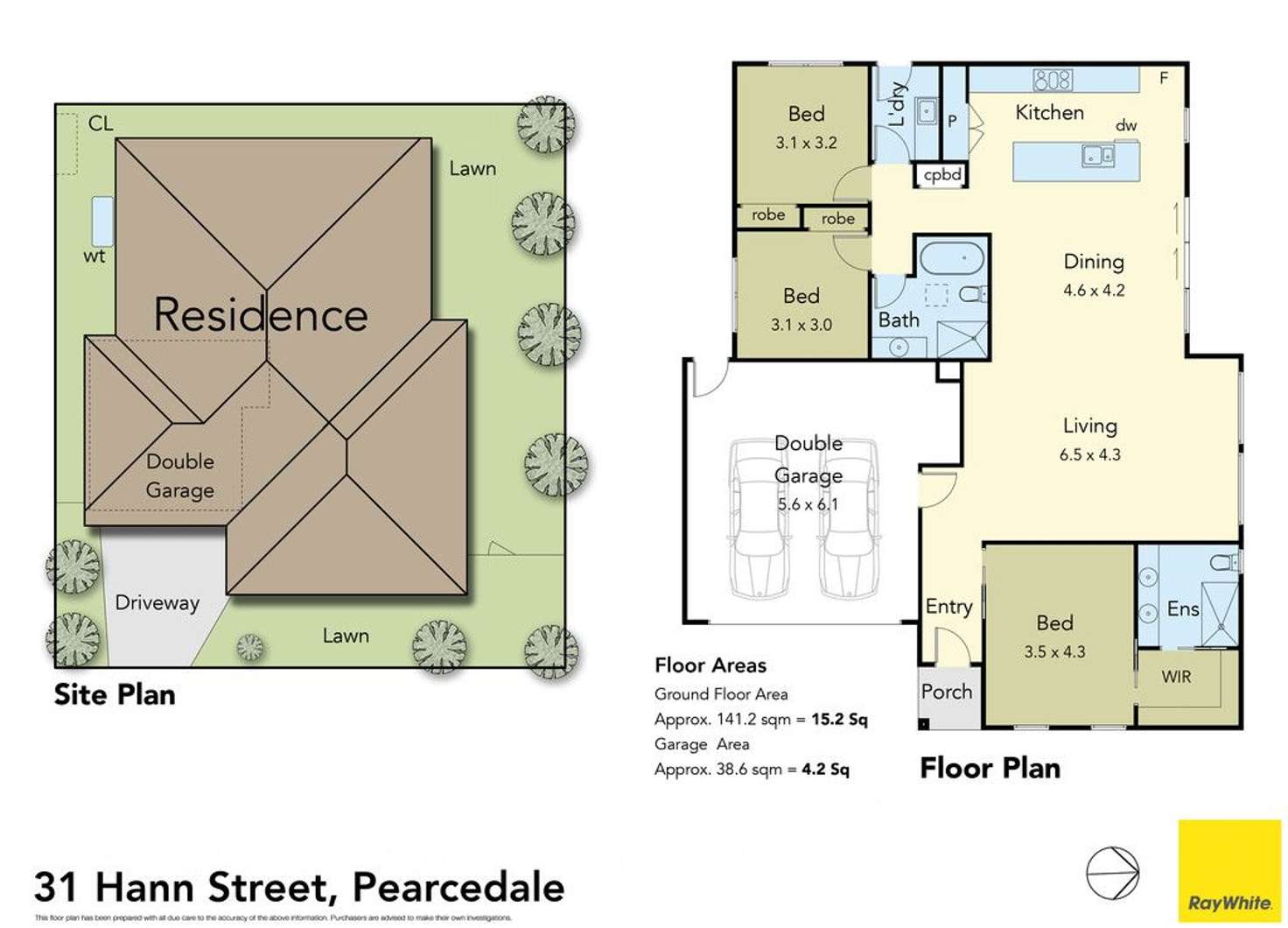 Floorplan of Homely house listing, 31 Hann Street, Pearcedale VIC 3912