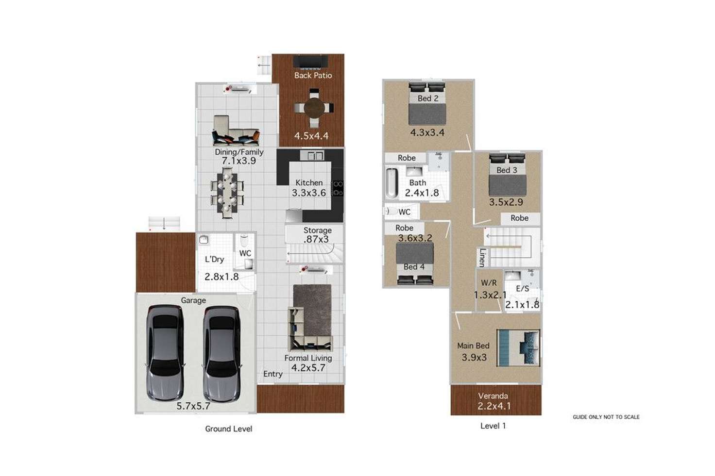 Floorplan of Homely house listing, 146 Lakeside Avenue, Springfield Lakes QLD 4300